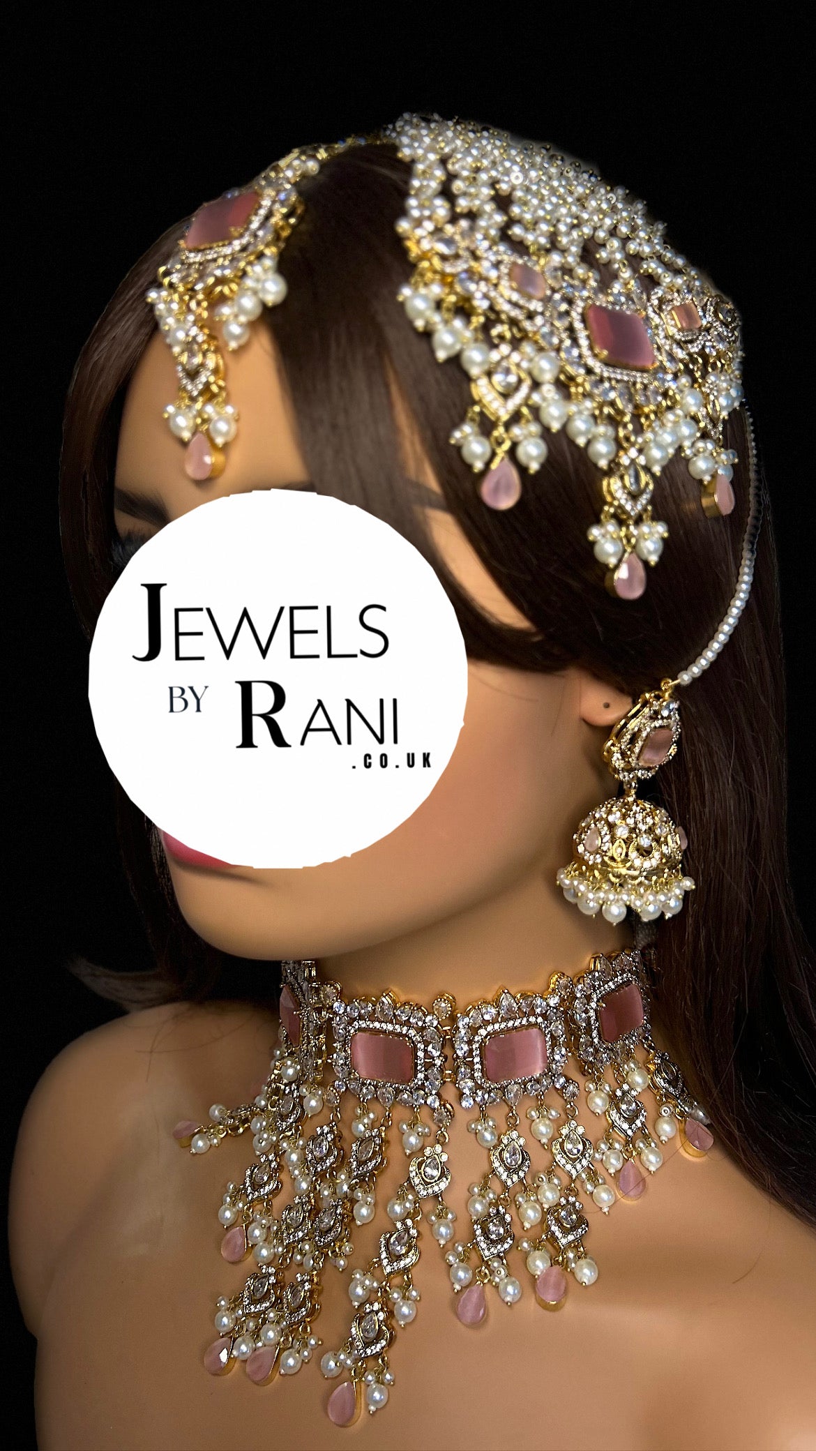 2026 Collection | Pink and White Choker Set - Style 781