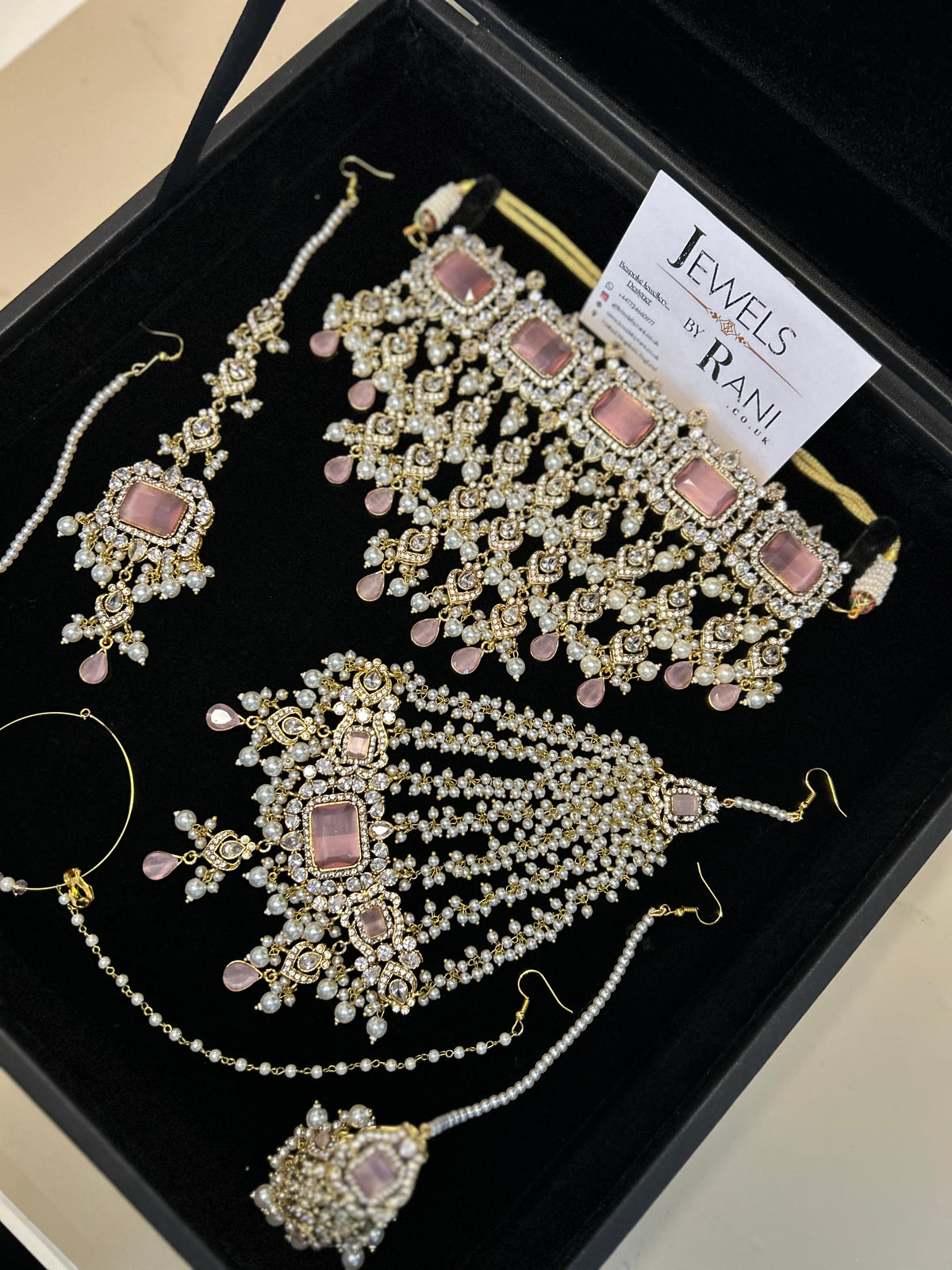 2026 Collection | Pink and White Choker Set - Style 781