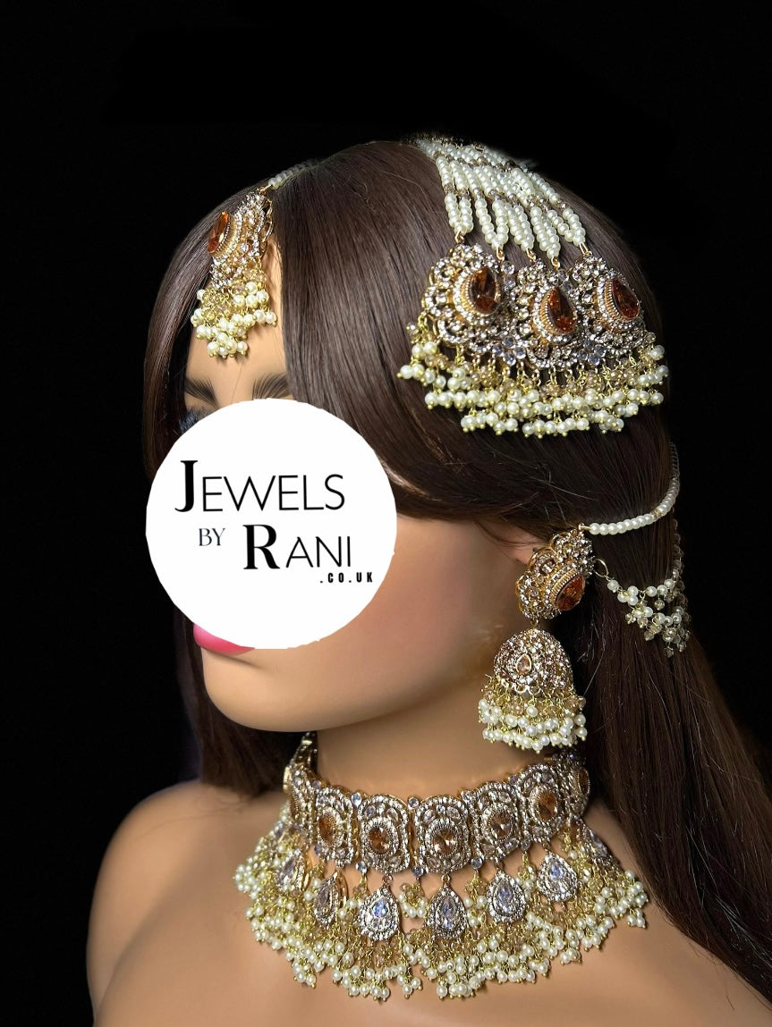 Style 5 - 2026 Gold and White Choker set