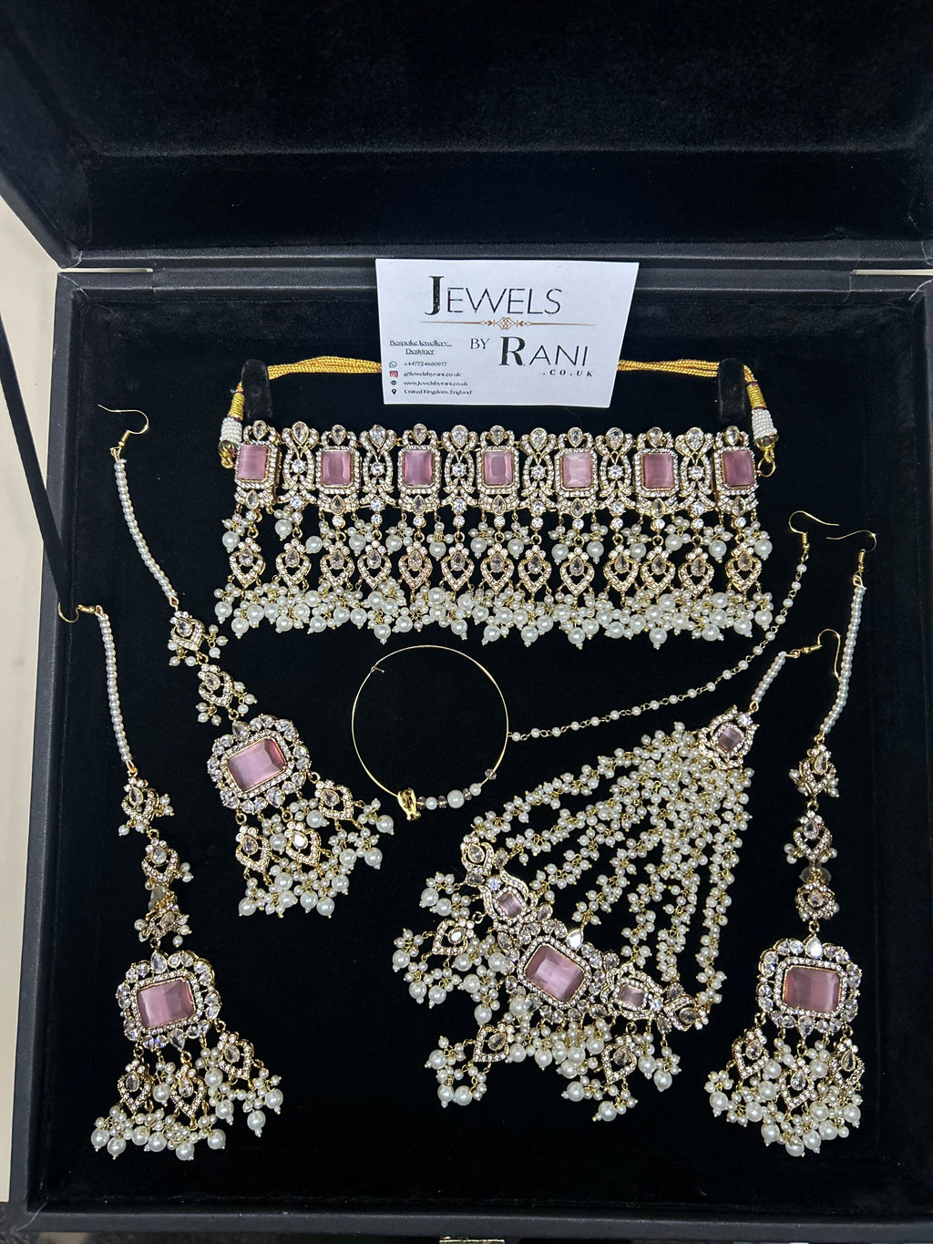 2026 Collection | Pink and White Choker Set - Style 780