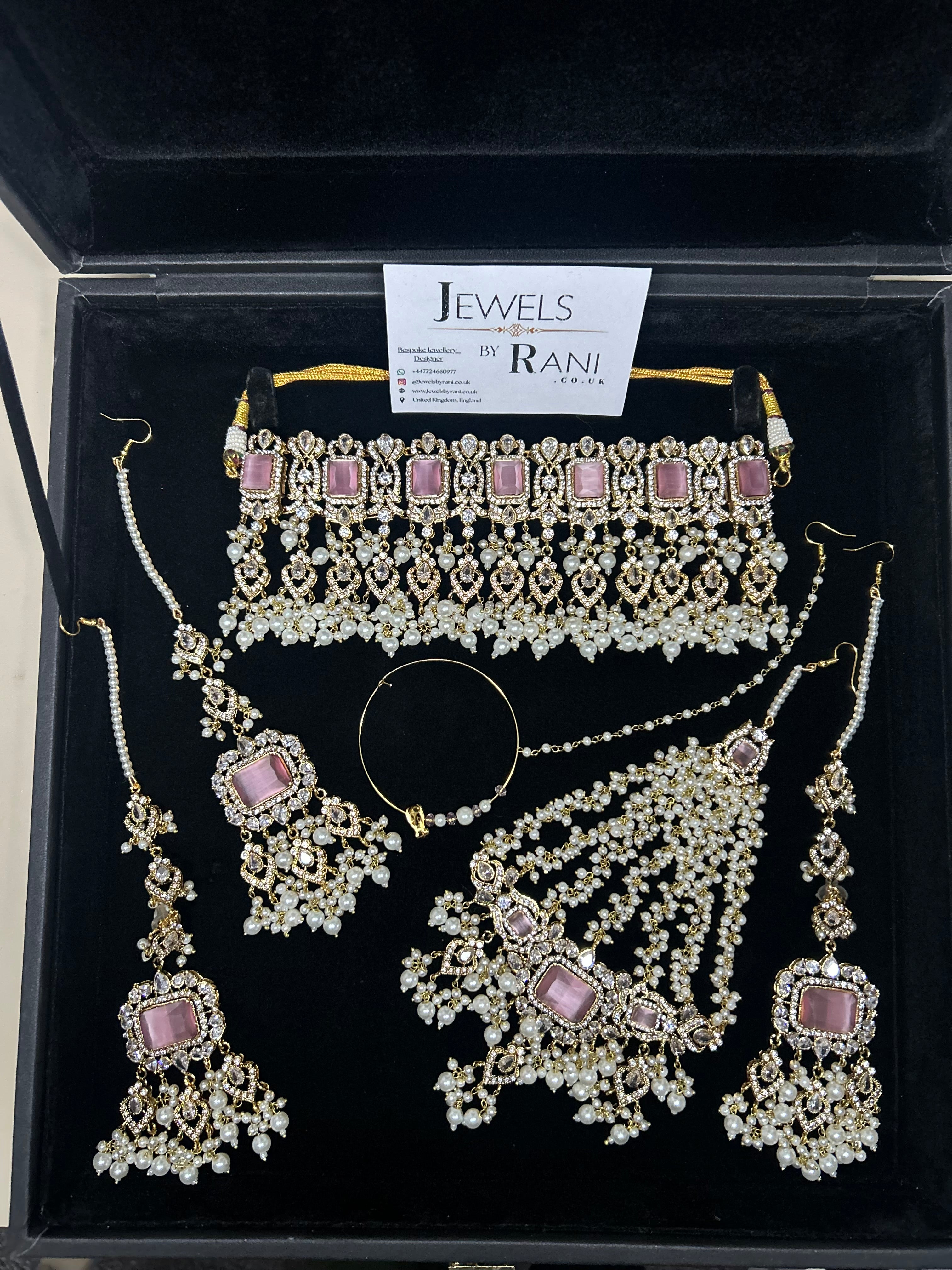 2026 Collection | Pink and White Choker Set - Style 780
