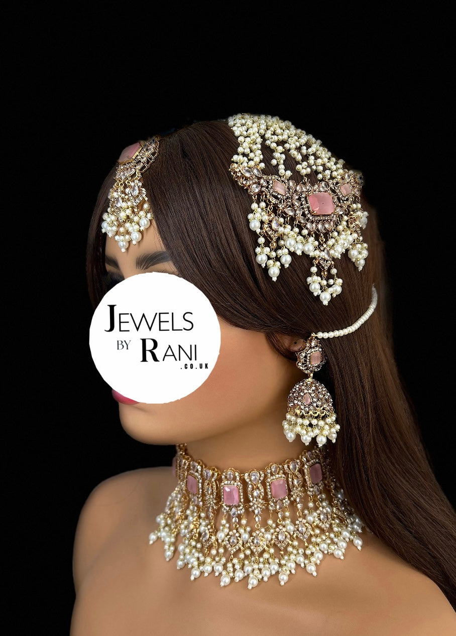 Pre Order - 2026 Collection | Pink and White Choker Set