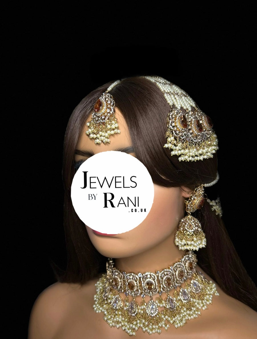 Style 5 - 2026 Gold and White Choker set