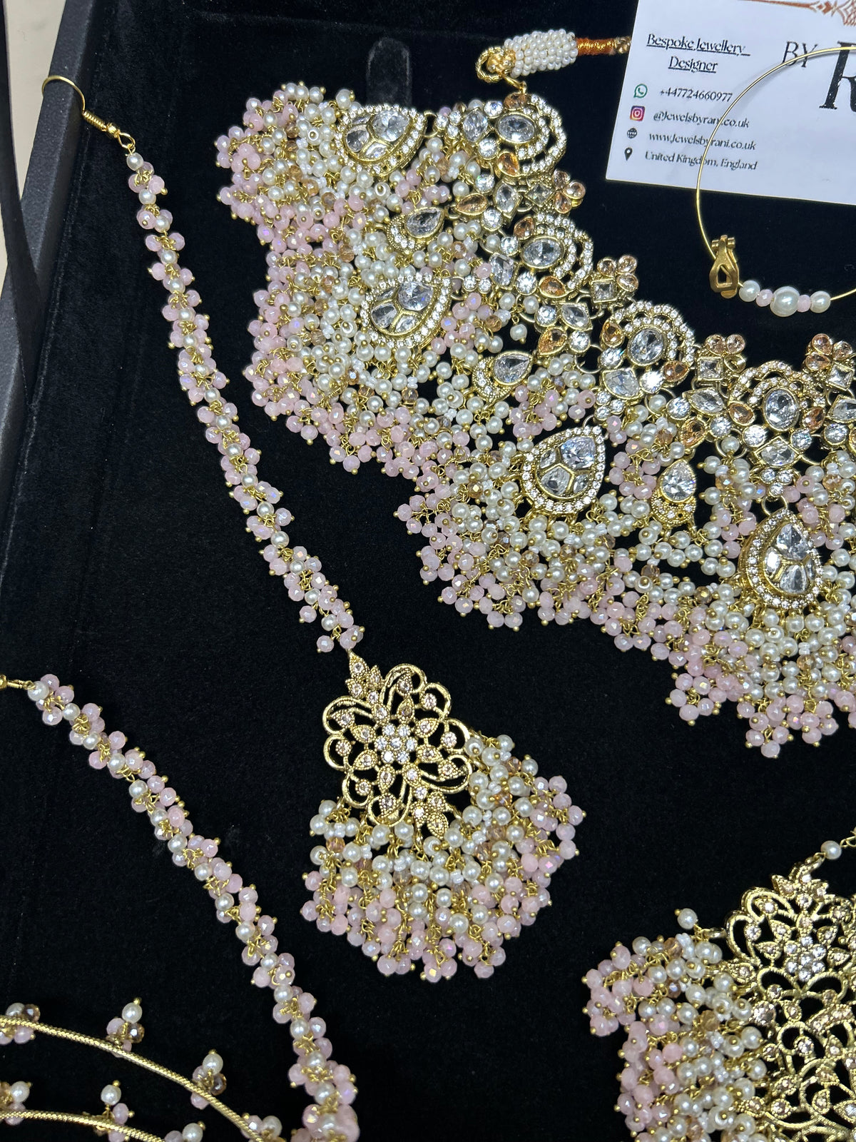 2026 Collection | Pink and White Necklace Set - Style 349