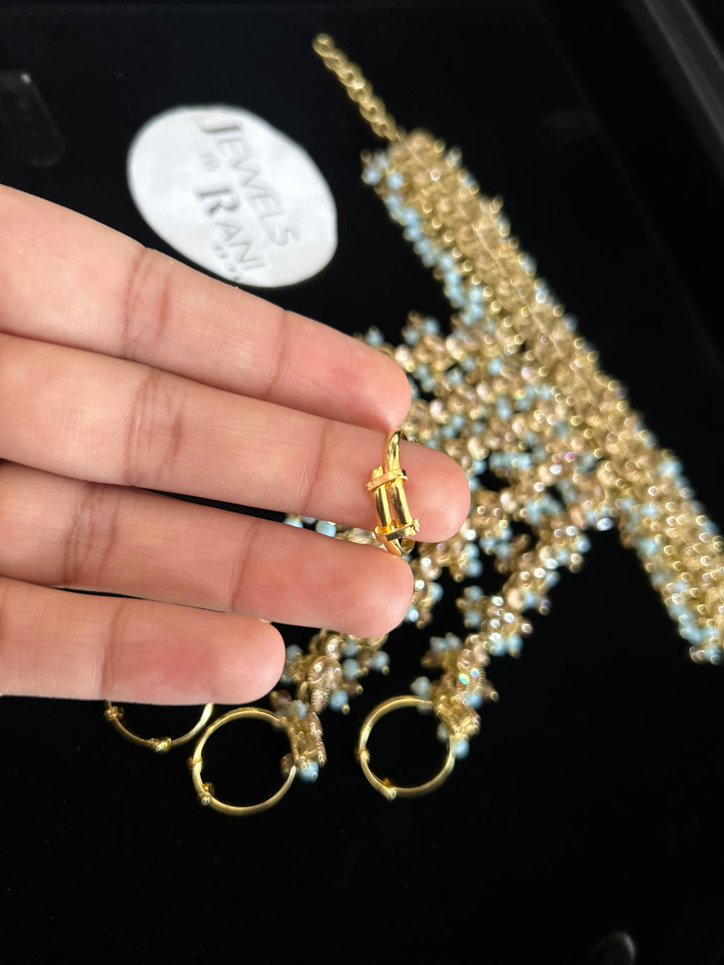 Any colour Pre Order 6 Weeks - 24crt Gold Plated Bridal Hand Piece ONLY |Angla