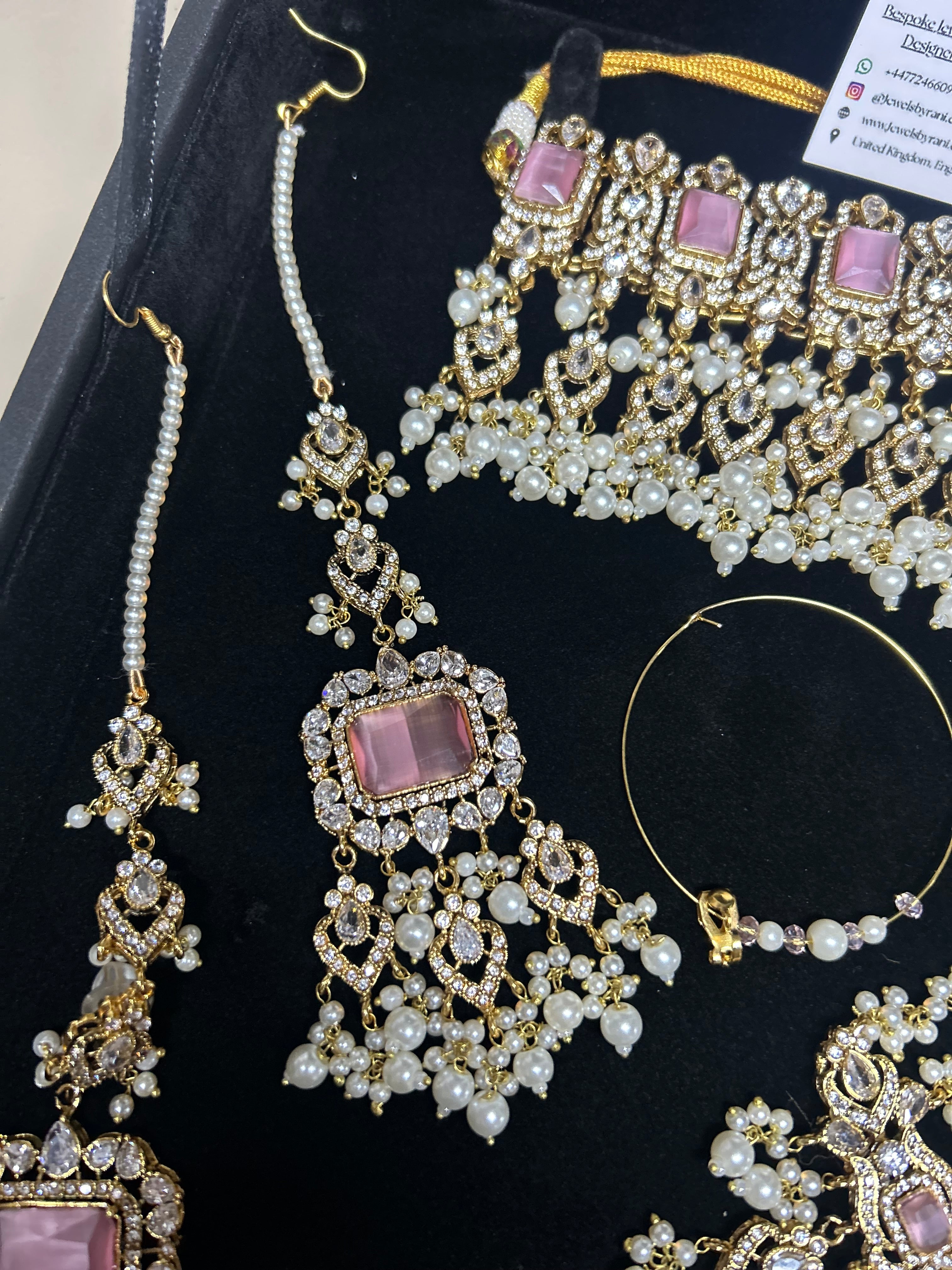 2026 Collection | Pink and White Choker Set - Style 780
