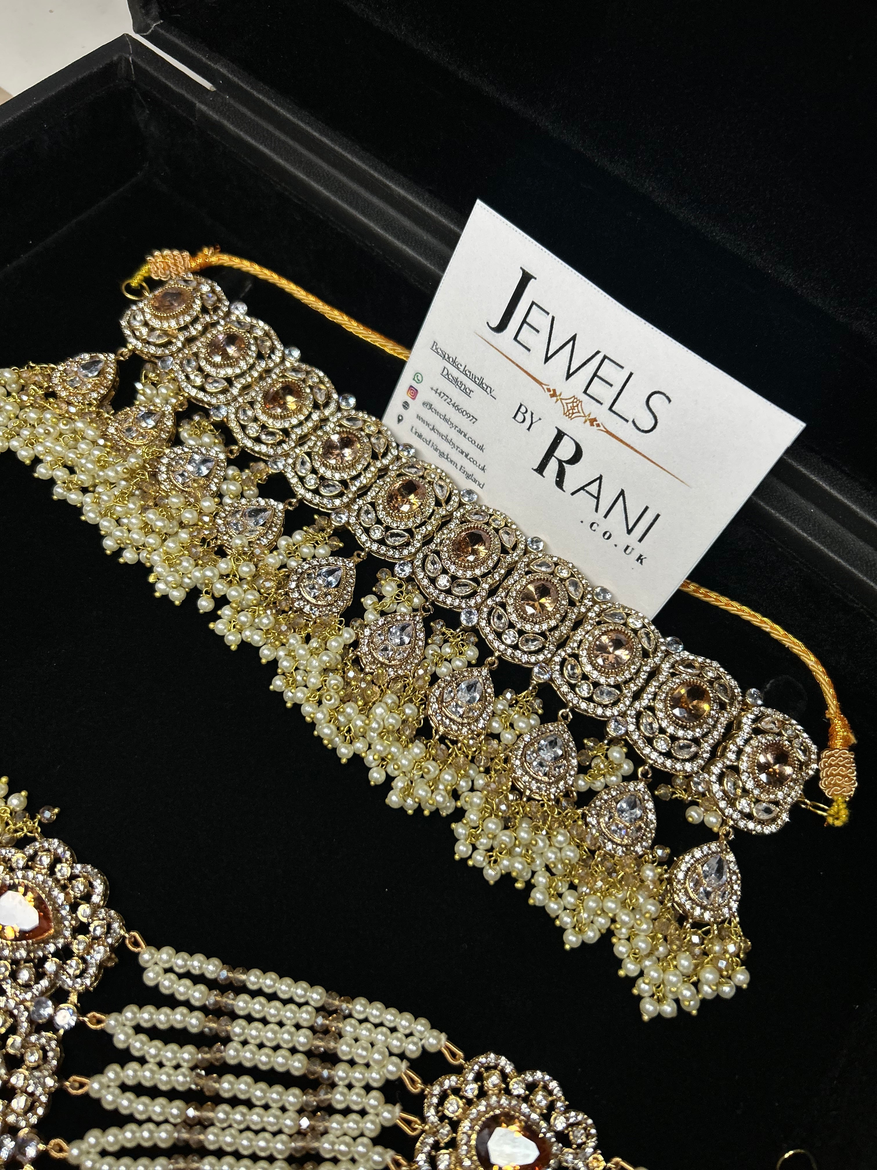 Style 5 - 2026 Gold and White Choker set