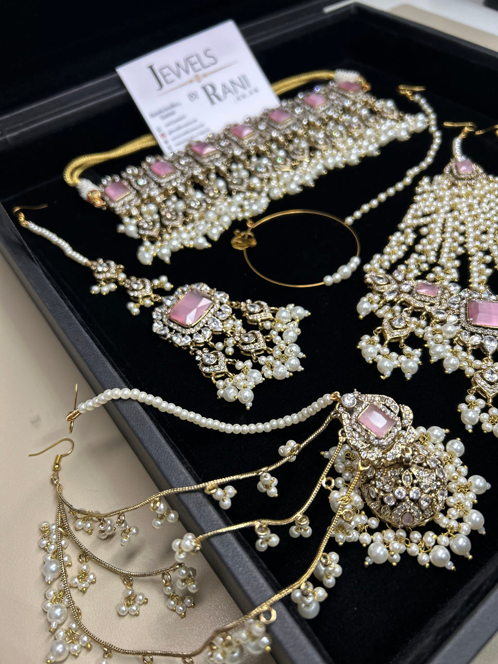 Pre Order - 2026 Collection | Pink and White Choker Set + Saharas