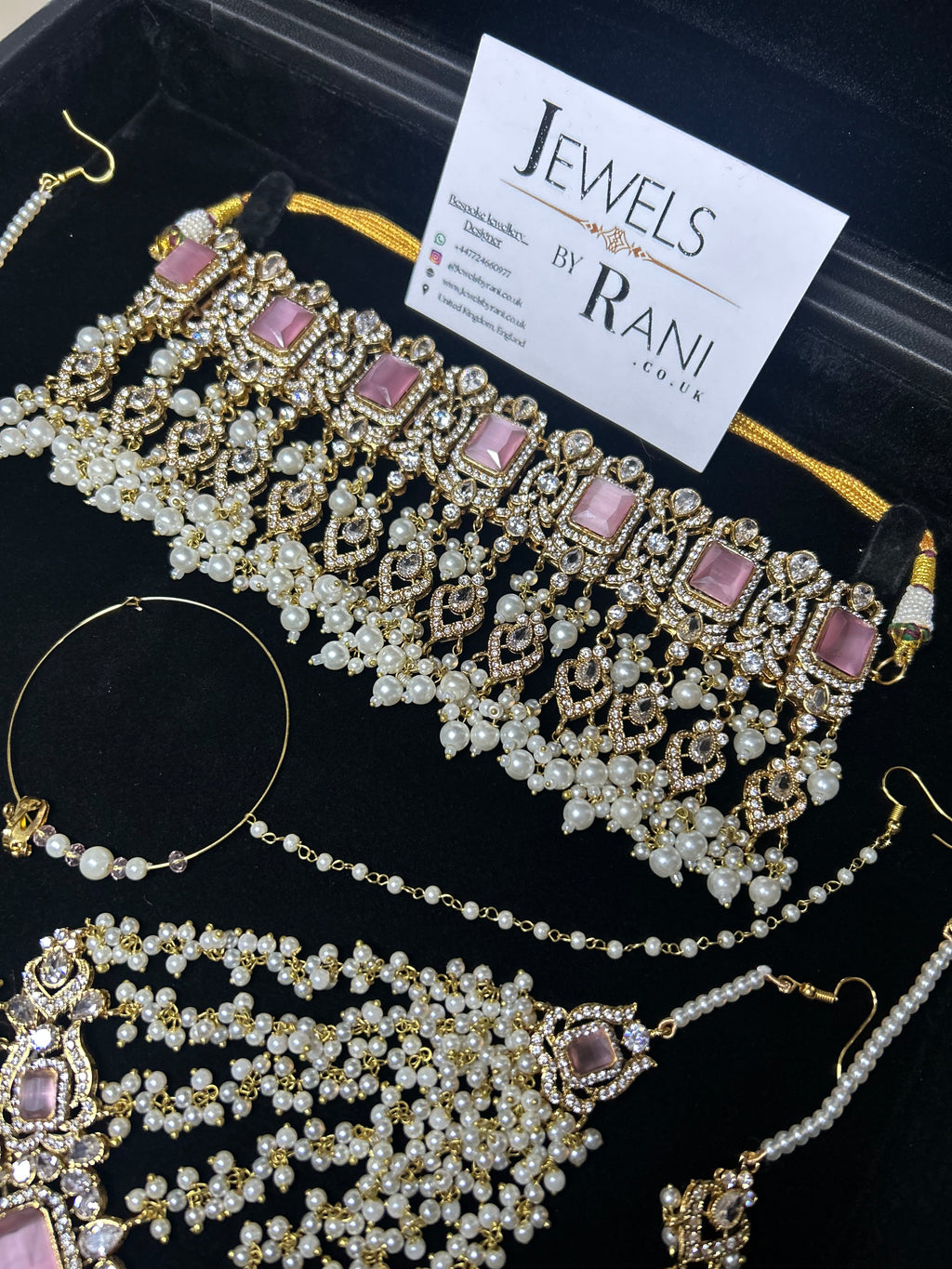 2026 Collection | Pink and White Choker Set - Style 780
