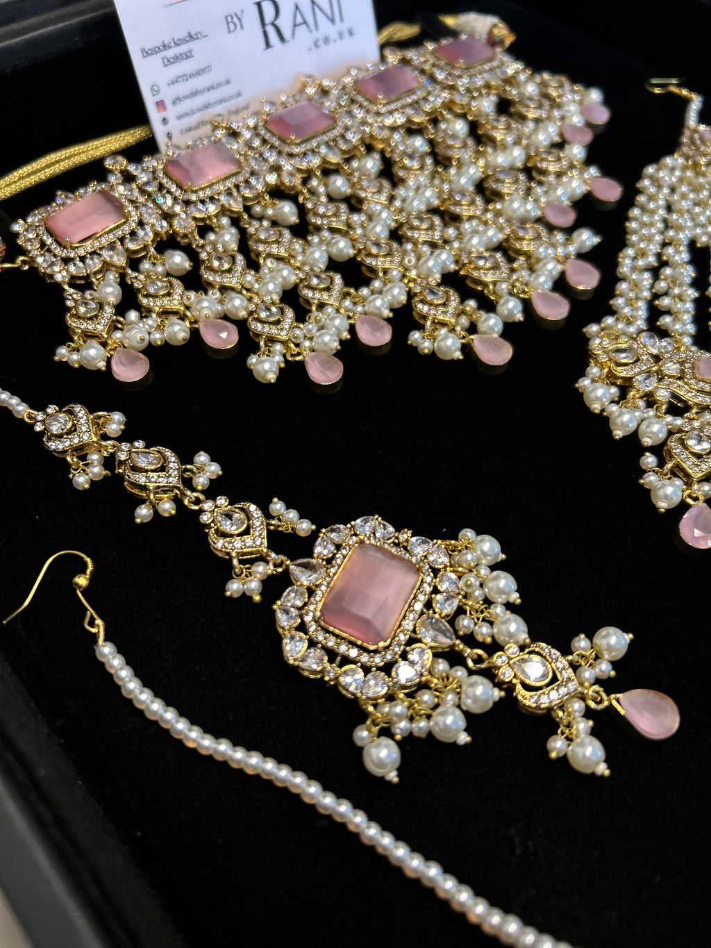 2026 Collection | Pink and White Choker Set - Style 781