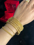 Antique Gold - Ishq e Sona Bangles - Gold Plated - 6 Bangles