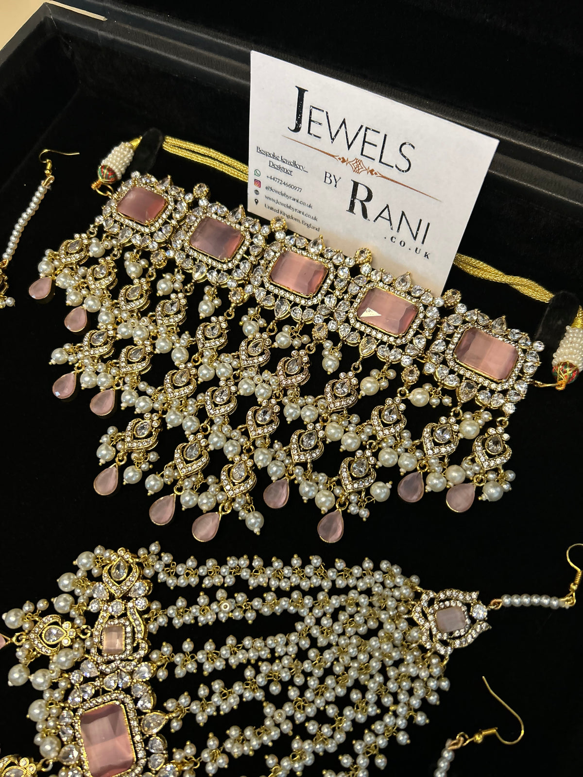 2026 Collection | Pink and White Choker Set - Style 781