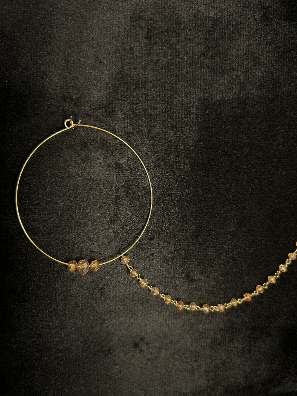 Gorgeous Gold Bridal Nose Ring Nathli Nose Hoop | Design 14
