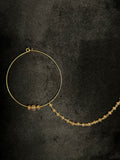 Gorgeous Gold Bridal Nose Ring Nathli Nose Hoop | Design 14
