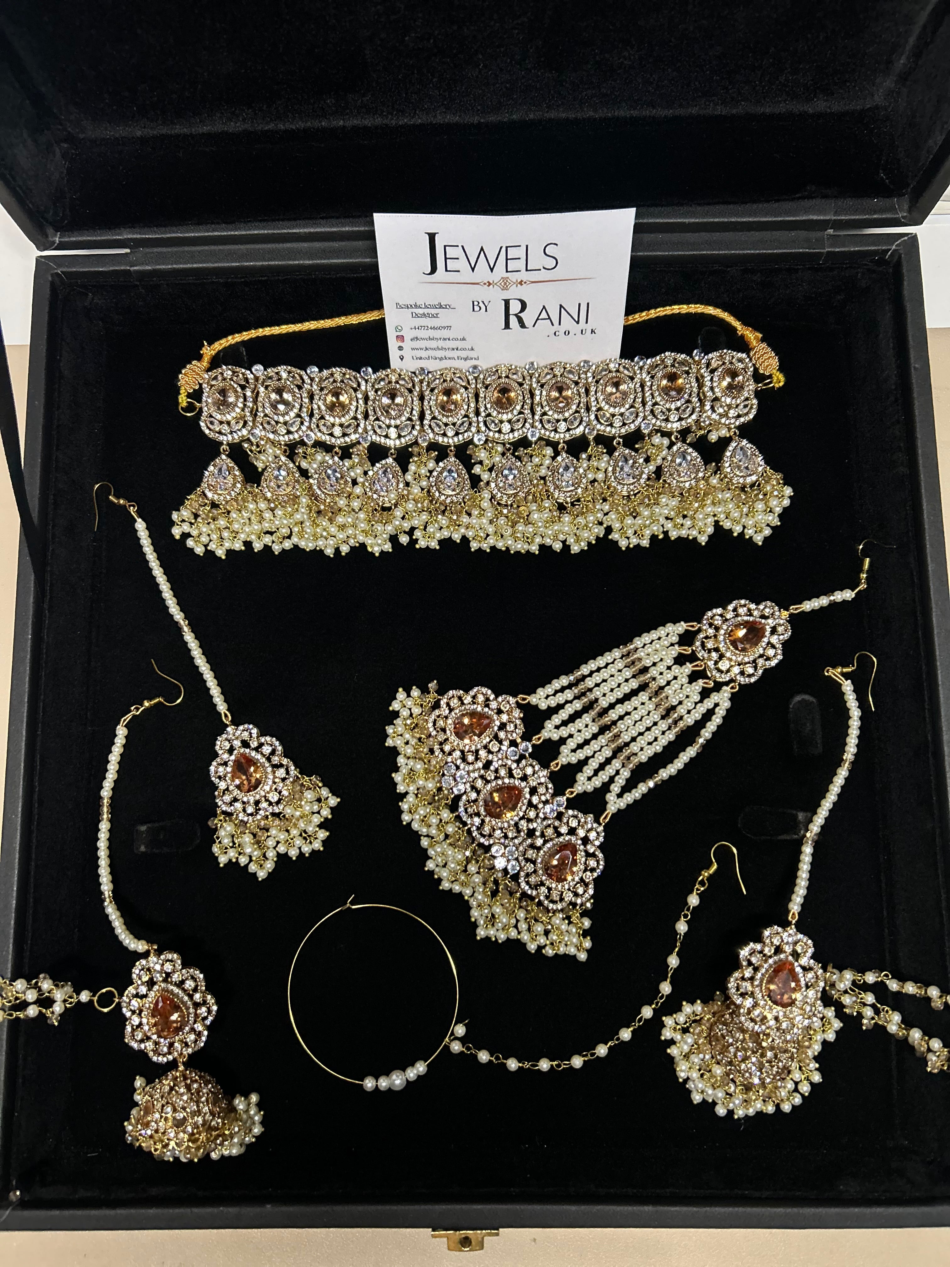 Style 5 - 2026 Gold and White Choker set