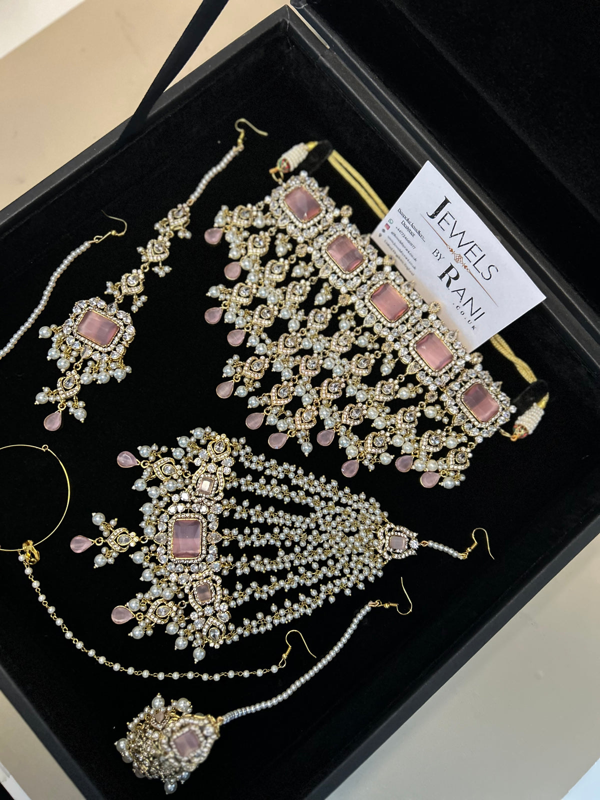 2026 Collection | Pink and White Choker Set - Style 781