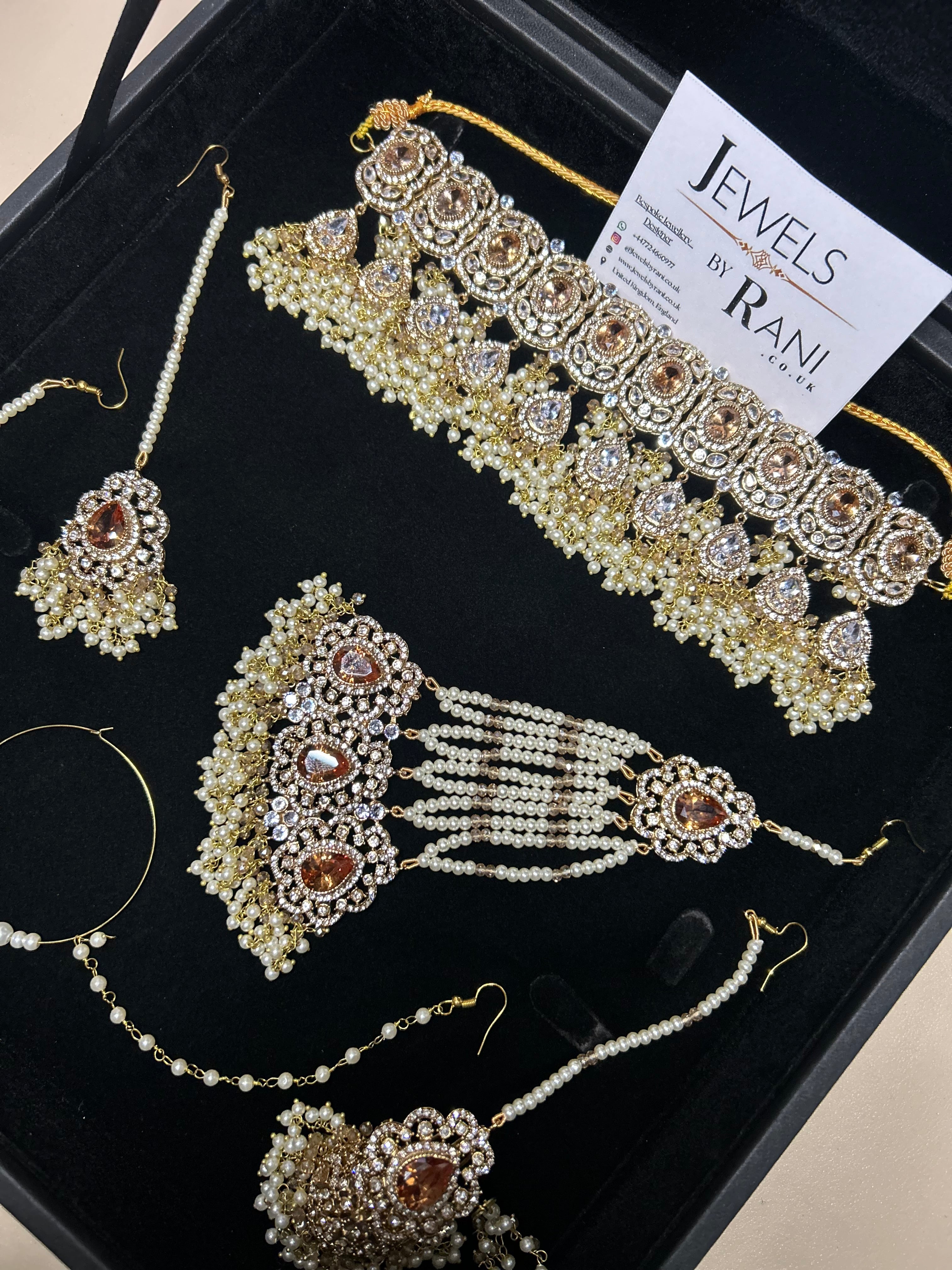 Style 5 - 2026 Gold and White Choker set