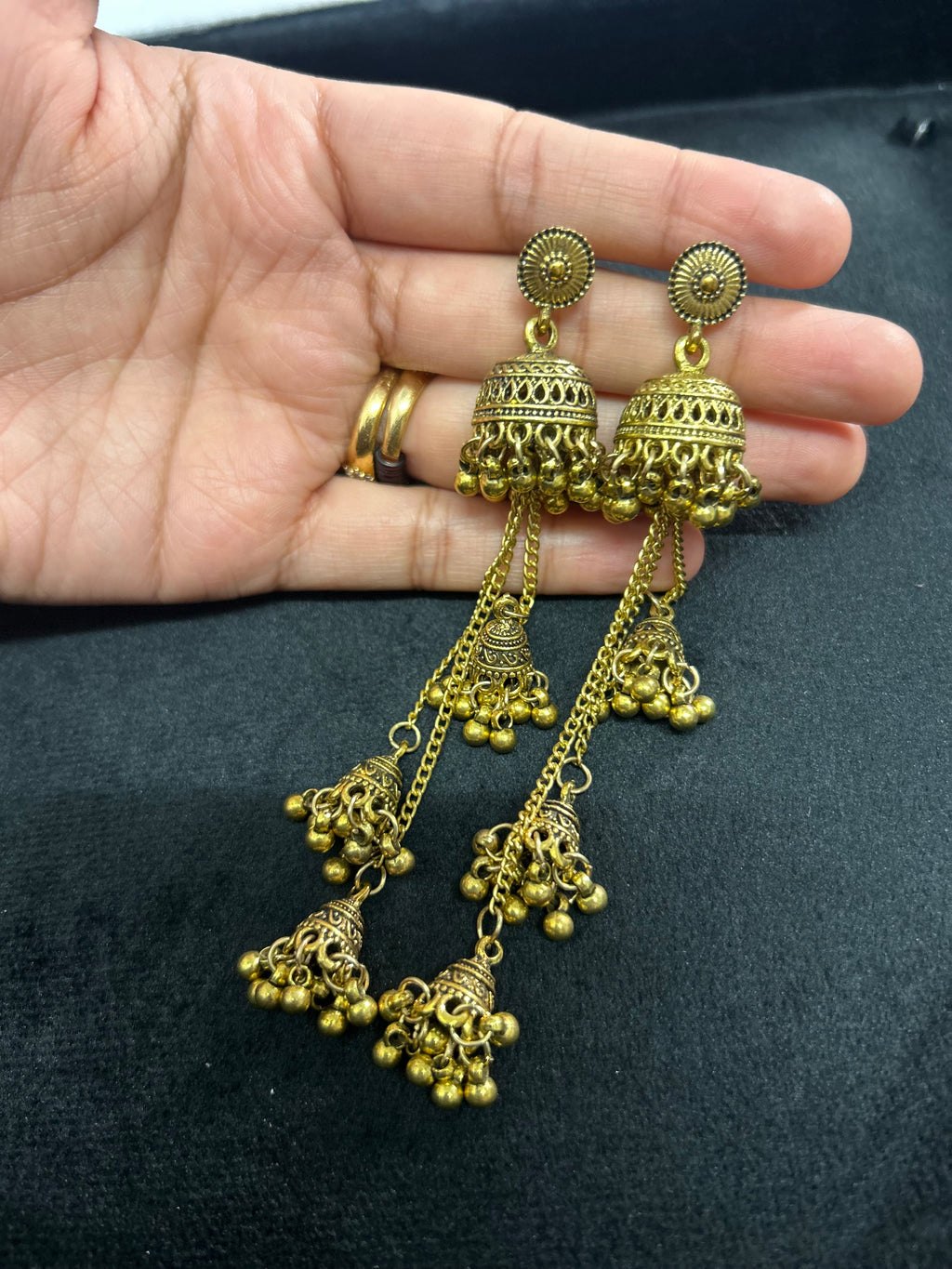 Beautiful Long Dangle Jhumkies