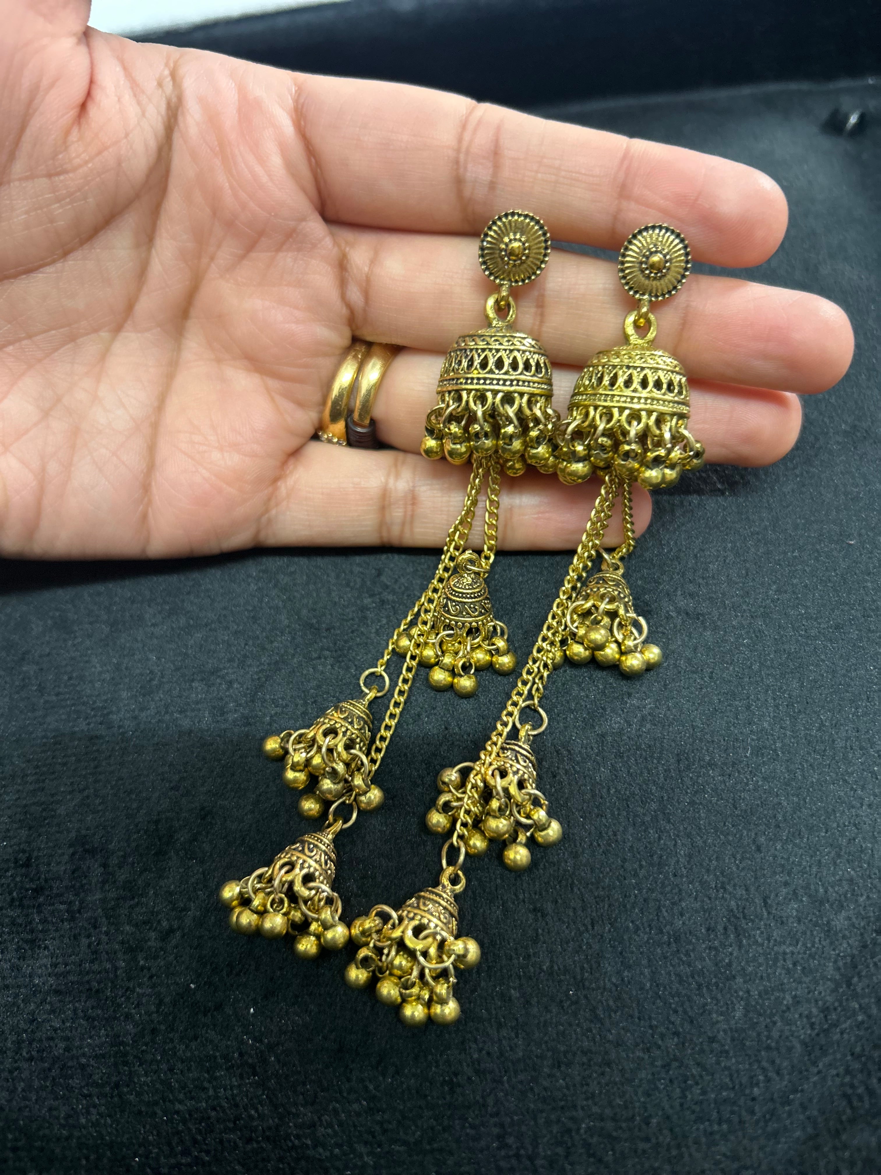 Beautiful Long Dangle Jhumkies