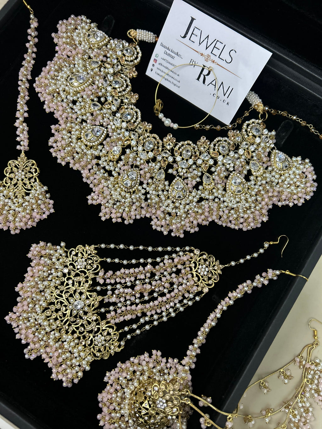 2026 Collection | Pink and White Necklace Set - Style 349