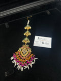Multi heavily beaded tikka.