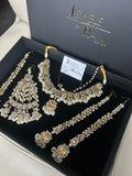 Stunning White and Gold Statement Set | Walima Set
