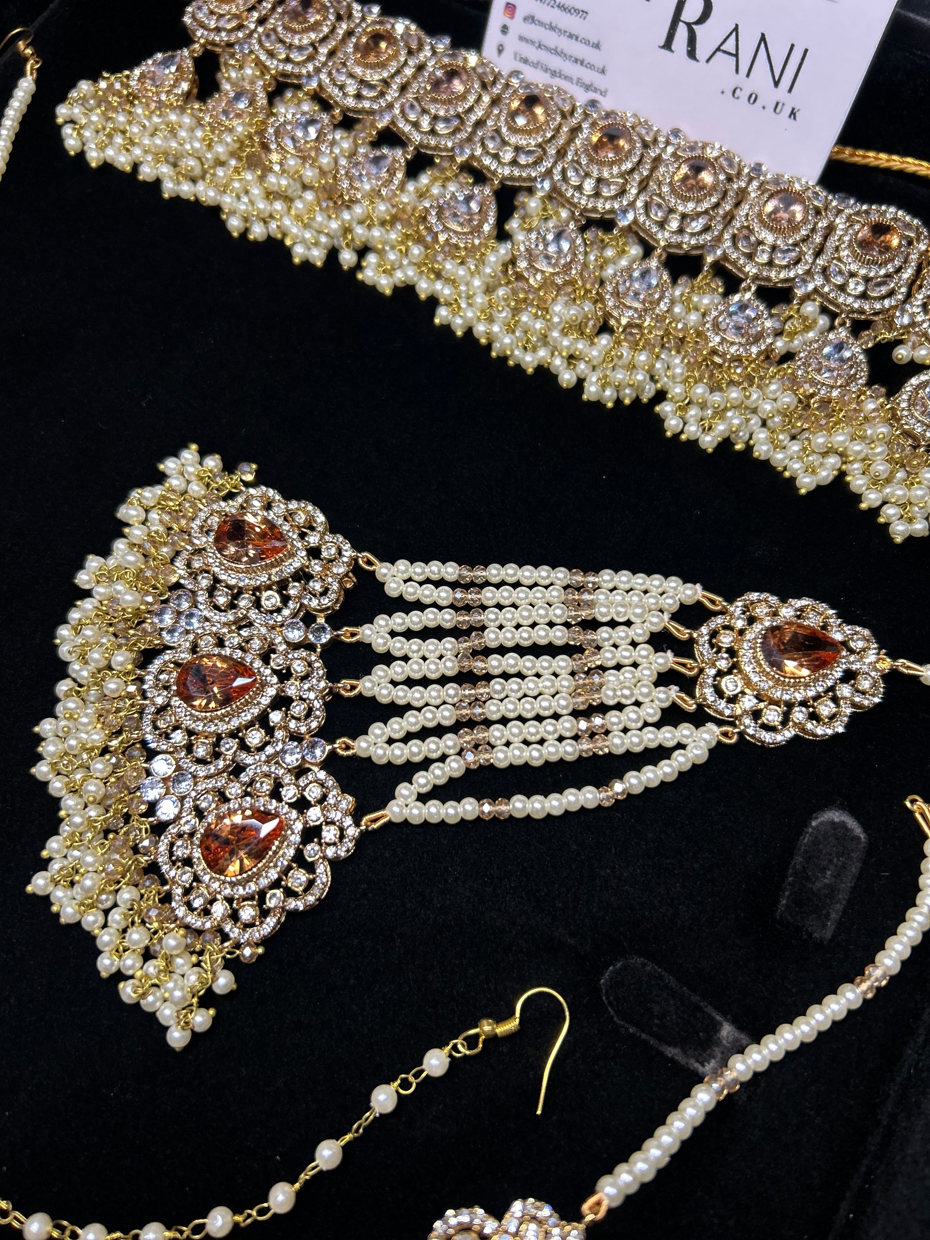 Style 5 - 2026 Gold and White Choker set