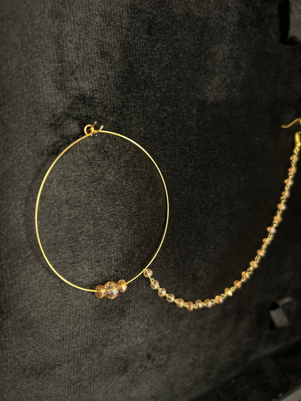 Gorgeous Gold Bridal Nose Ring Nathli Nose Hoop | Design 14