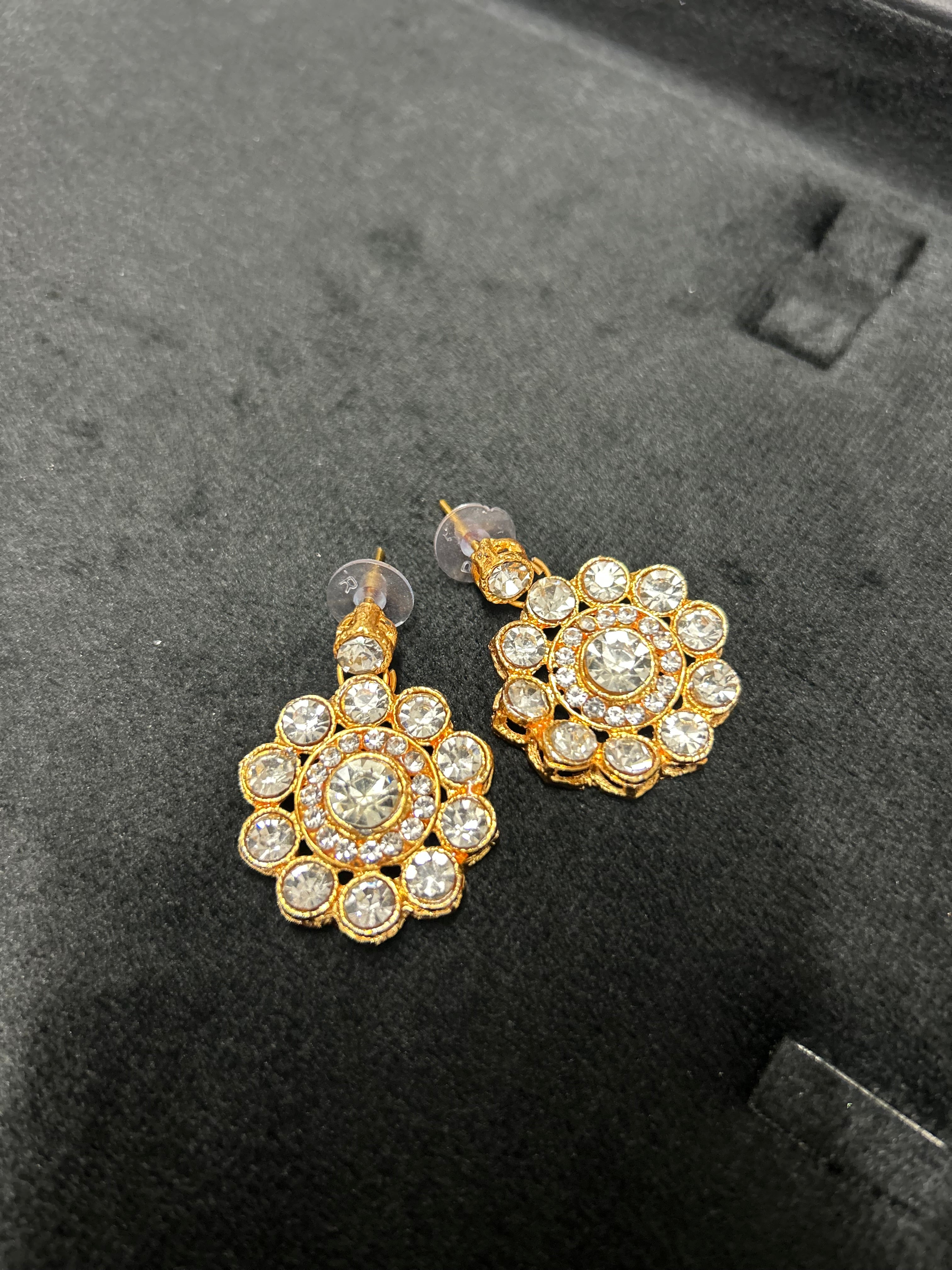 Simple Silver and Gold Earrings