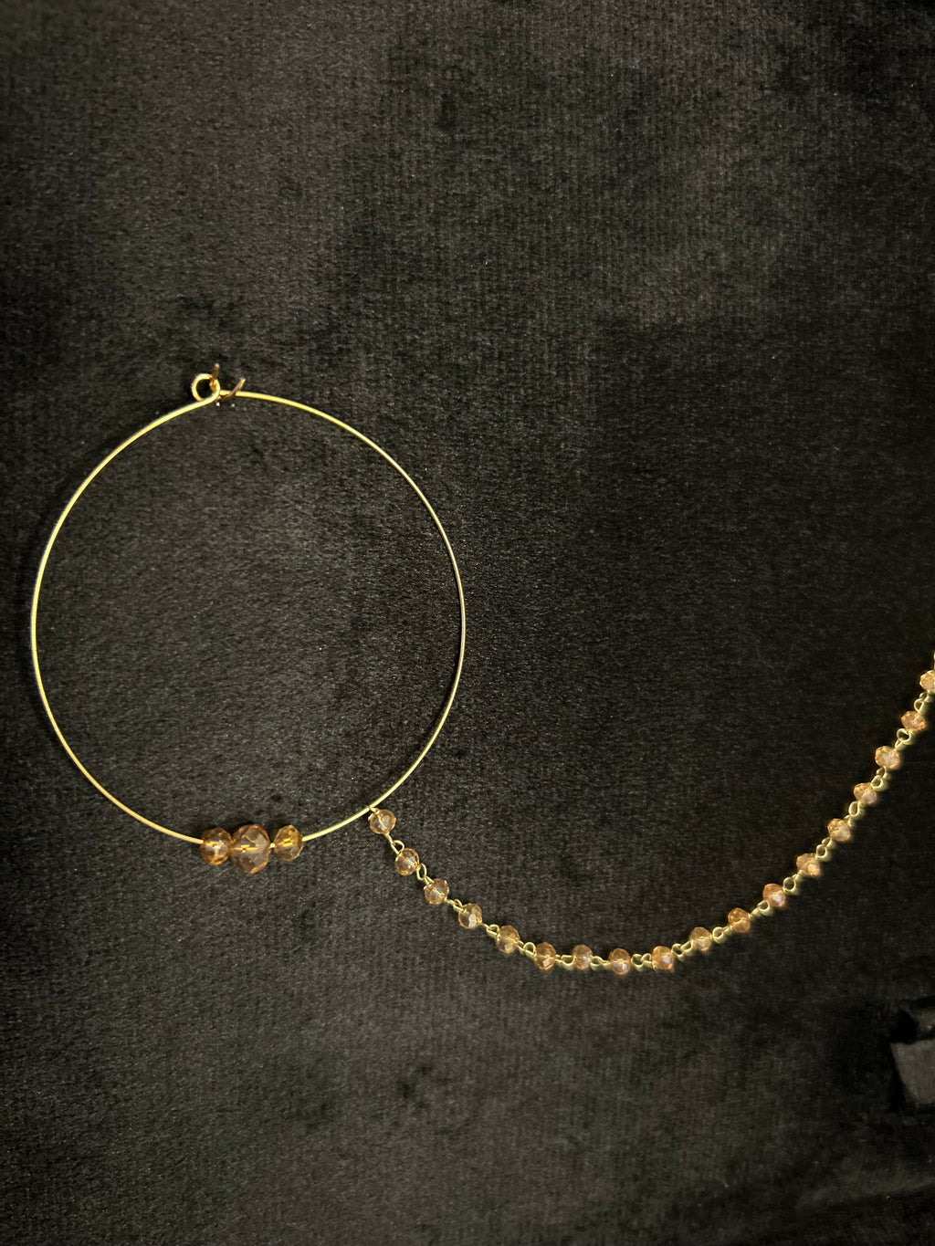 Gorgeous Gold Bridal Nose Ring Nathli Nose Hoop | Design 14