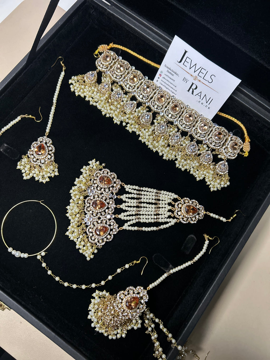 Style 5 - 2026 Gold and White Choker set