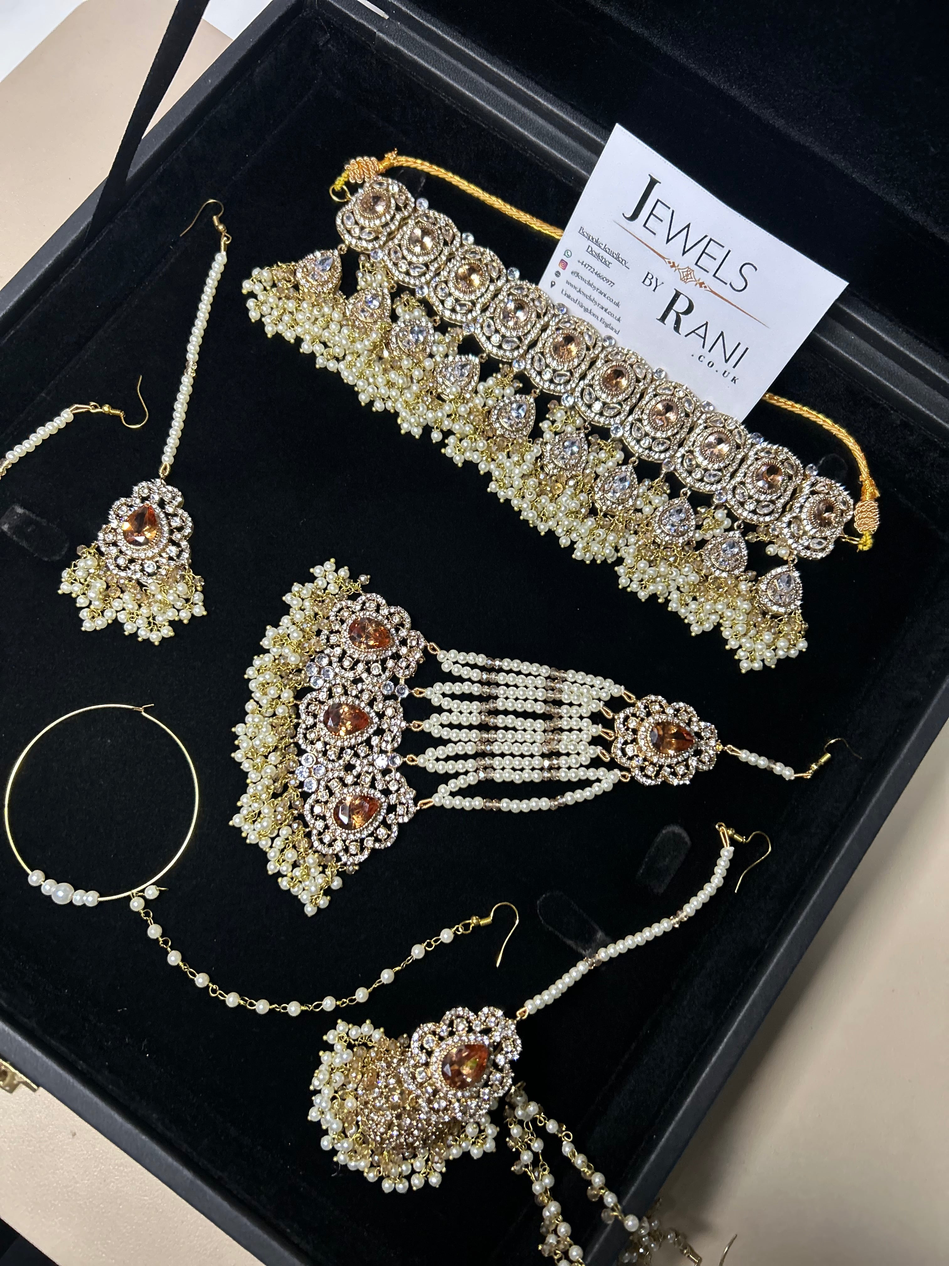 Style 5 - 2026 Gold and White Choker set