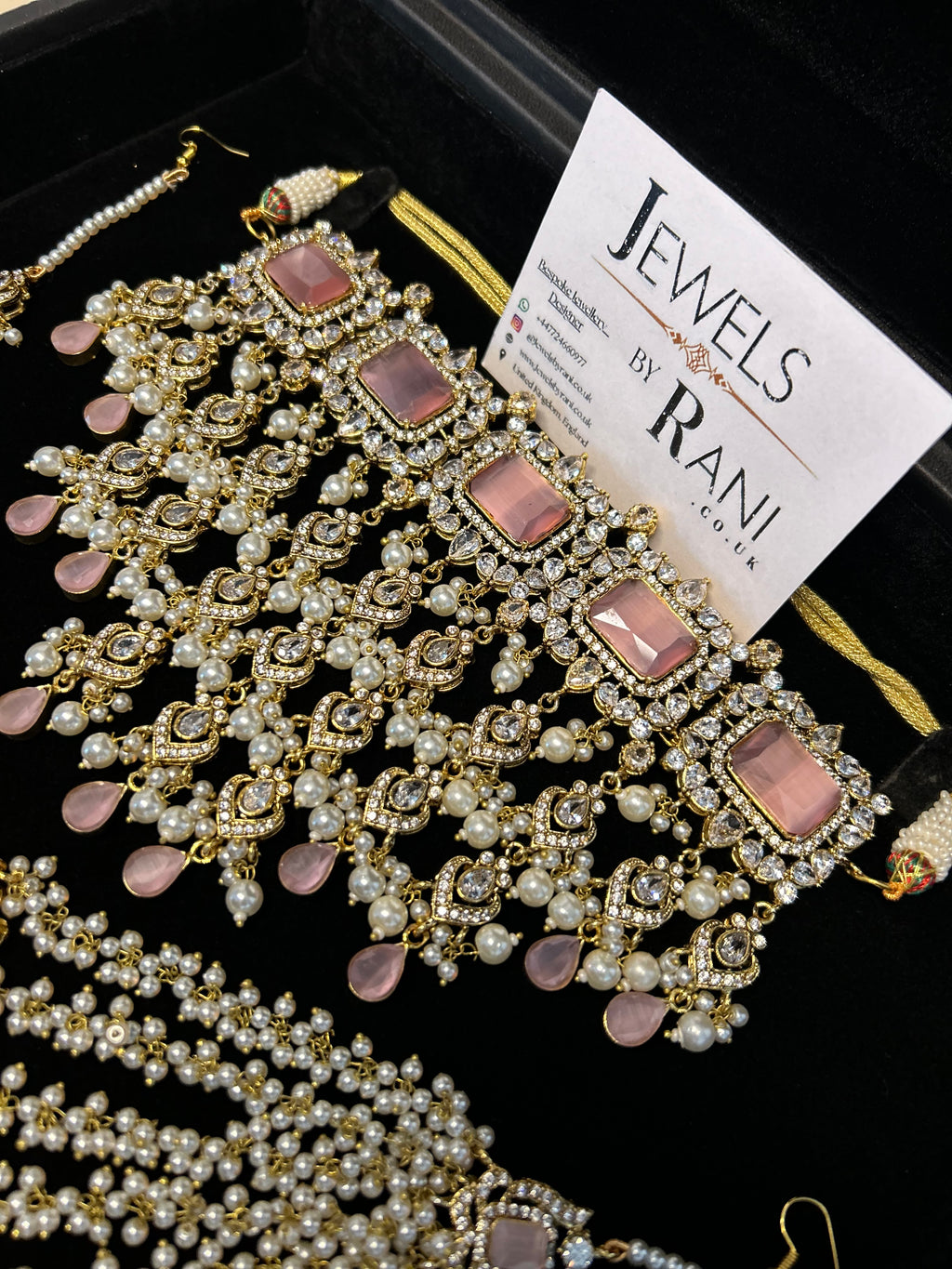 2026 Collection | Pink and White Choker Set - Style 781
