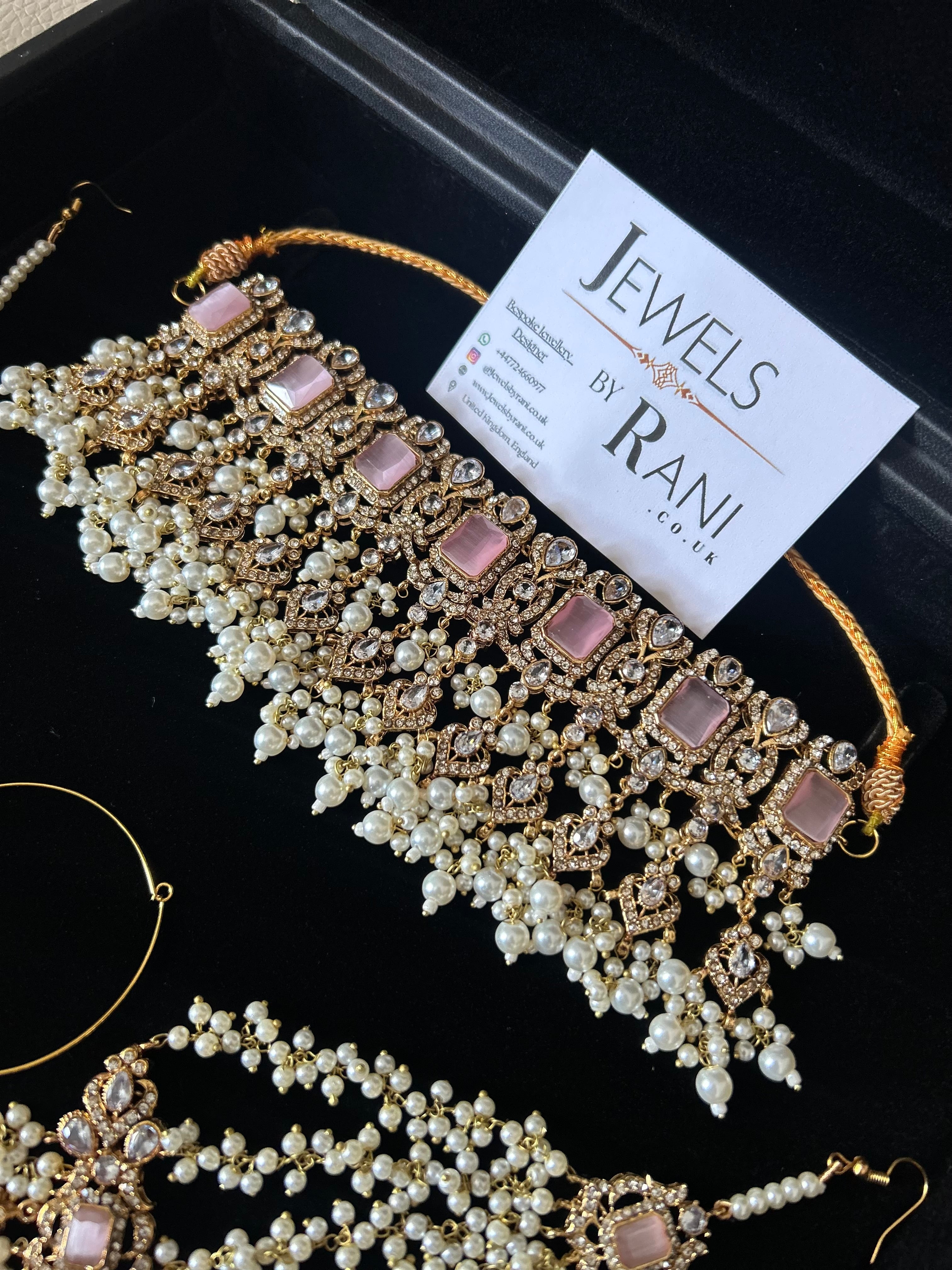2026 Collection | Pink and White Choker Set