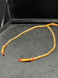 Golden Adjustable Necklace Thread Cord Dori - Jewelsbyrani