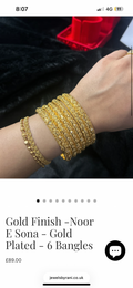 Pre order - 2.8 Bangles & £80 Gold set 4-7 weeks making time