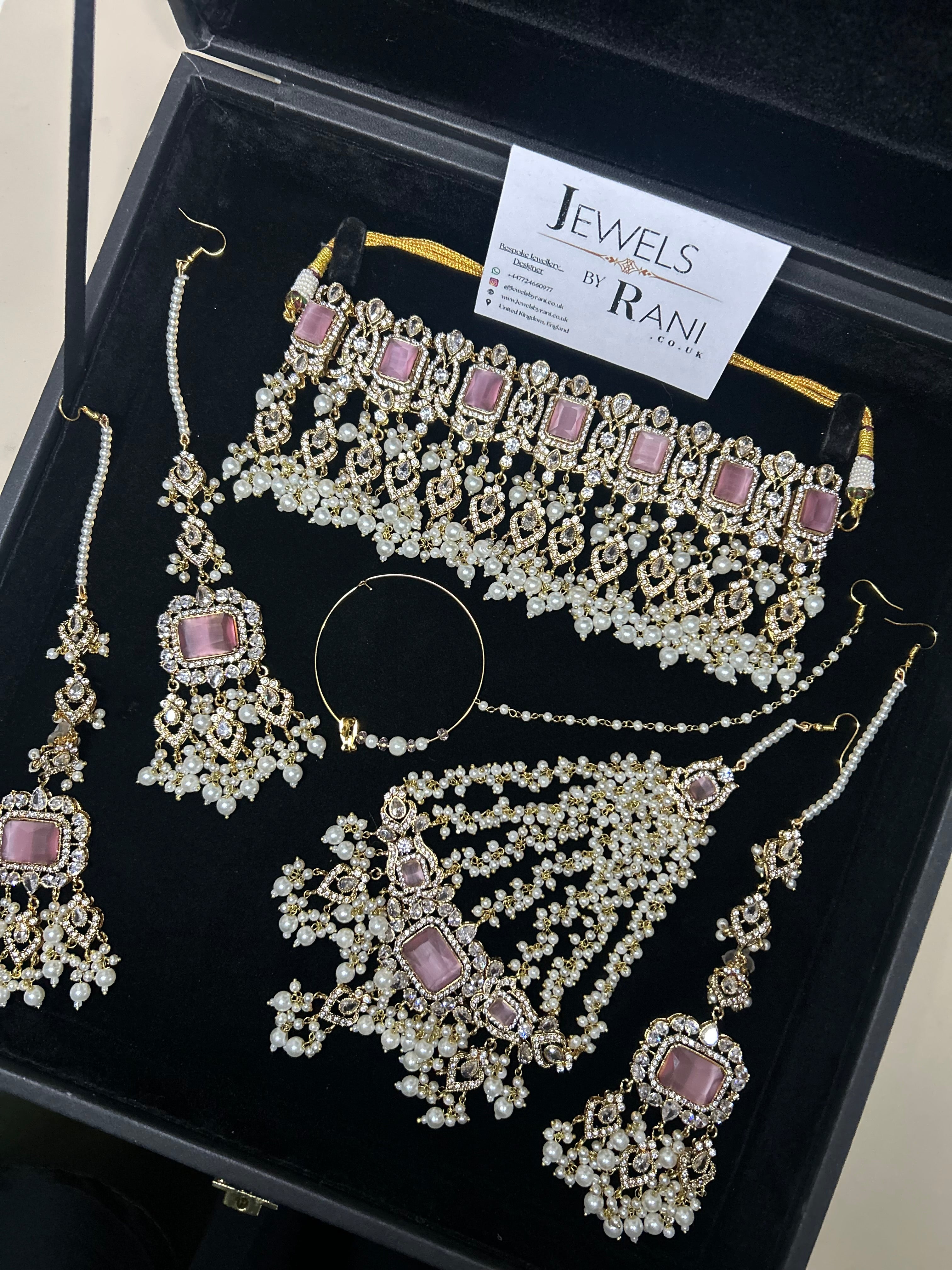 2026 Collection | Pink and White Choker Set - Style 780