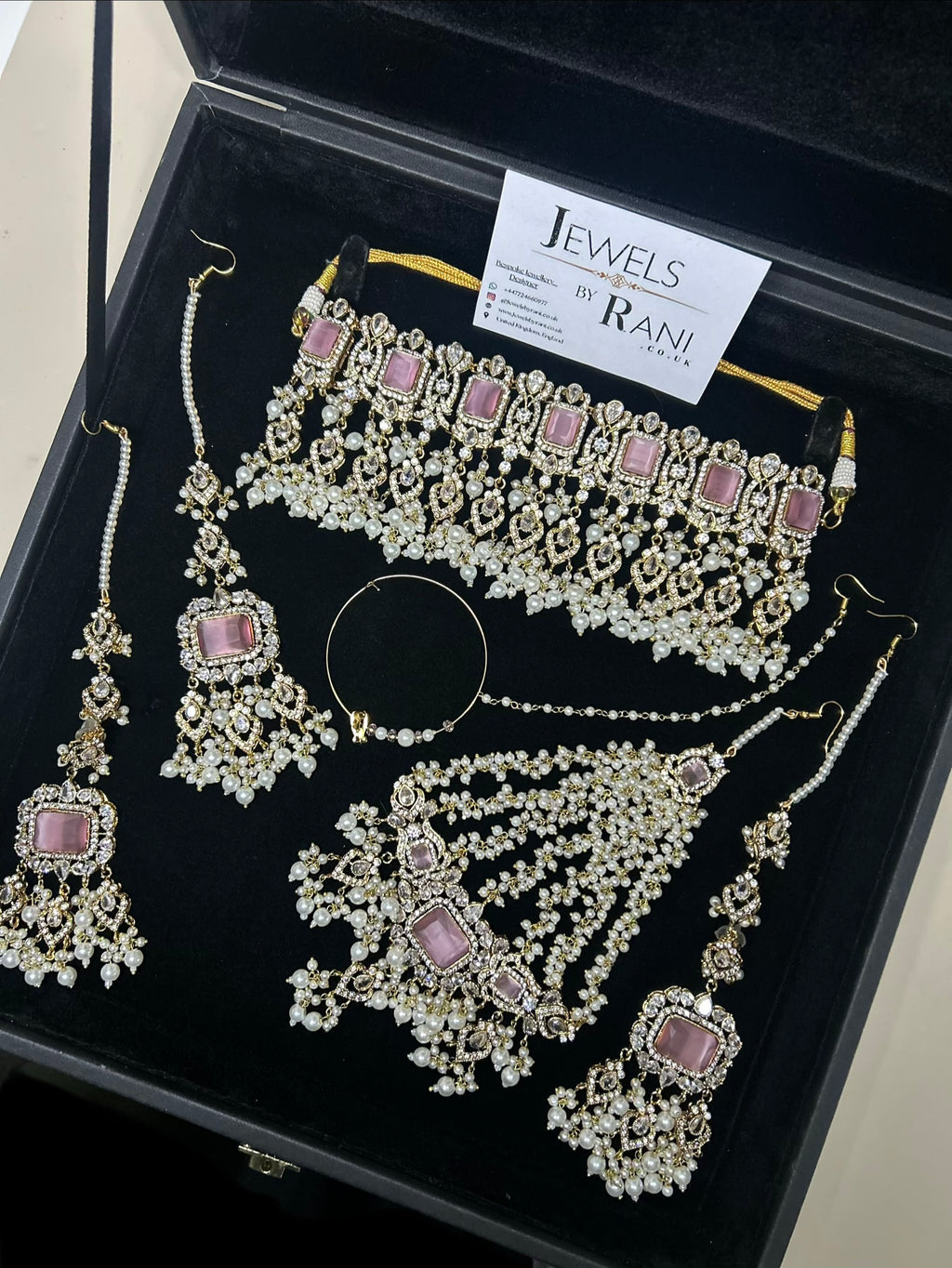 2026 Collection | Pink and White Choker Set - Style 780
