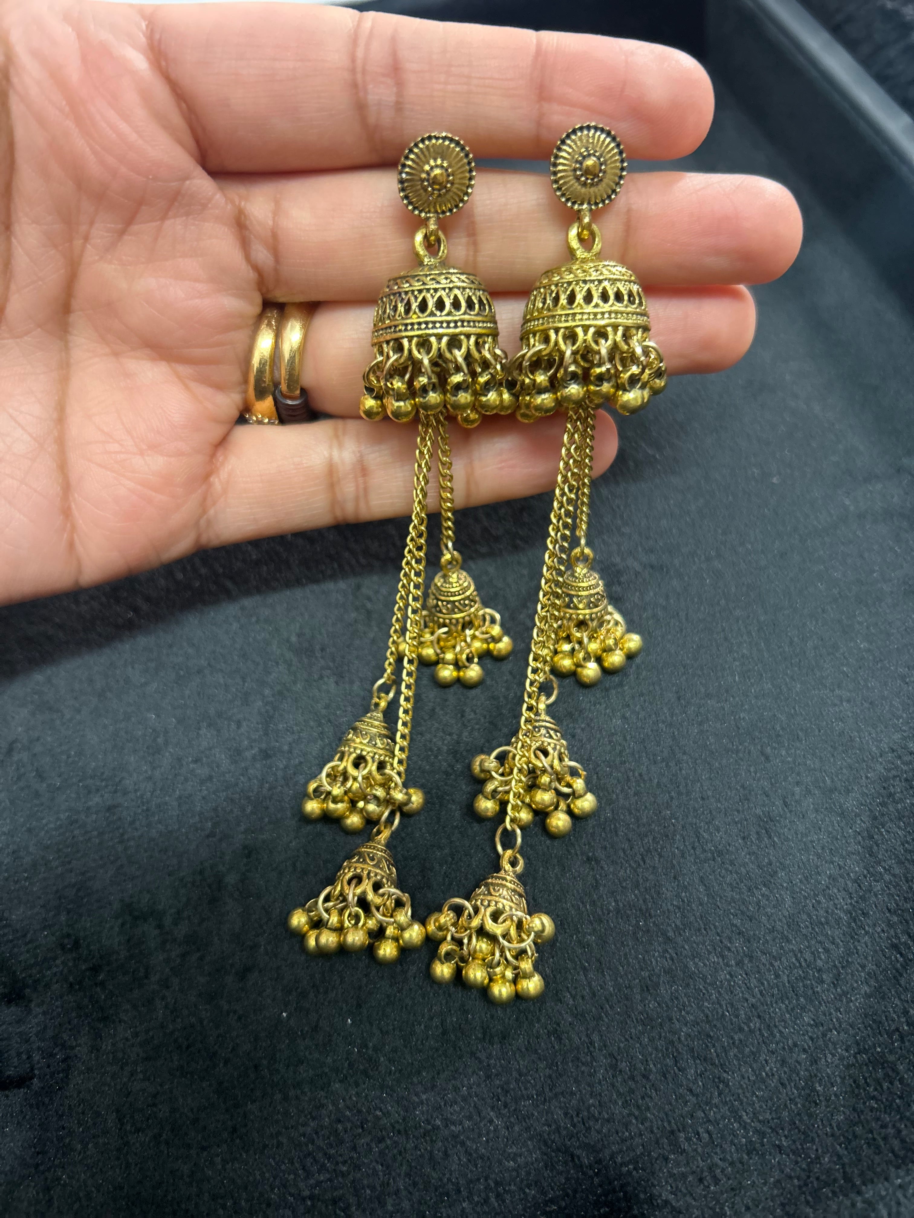 Beautiful Long Dangle Jhumkies