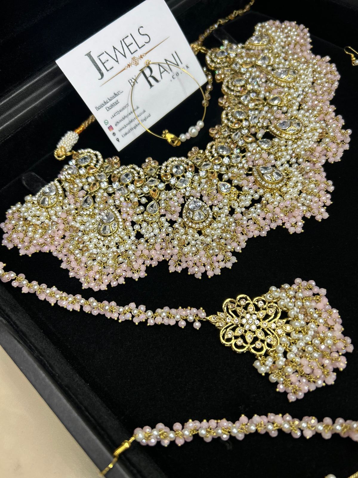 2026 Collection | Pink and White Necklace Set - Style 349