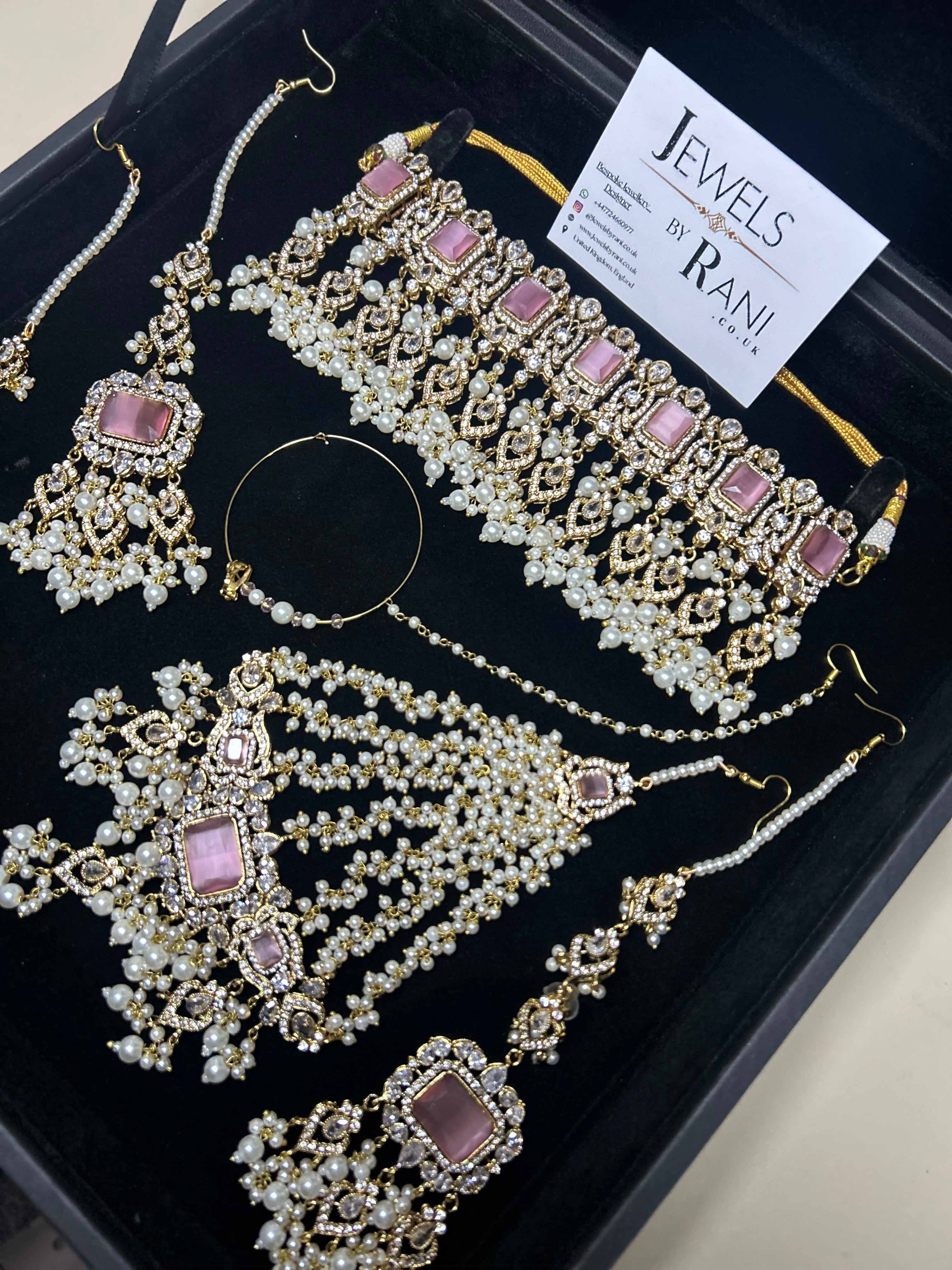 2026 Collection | Pink and White Choker Set - Style 780