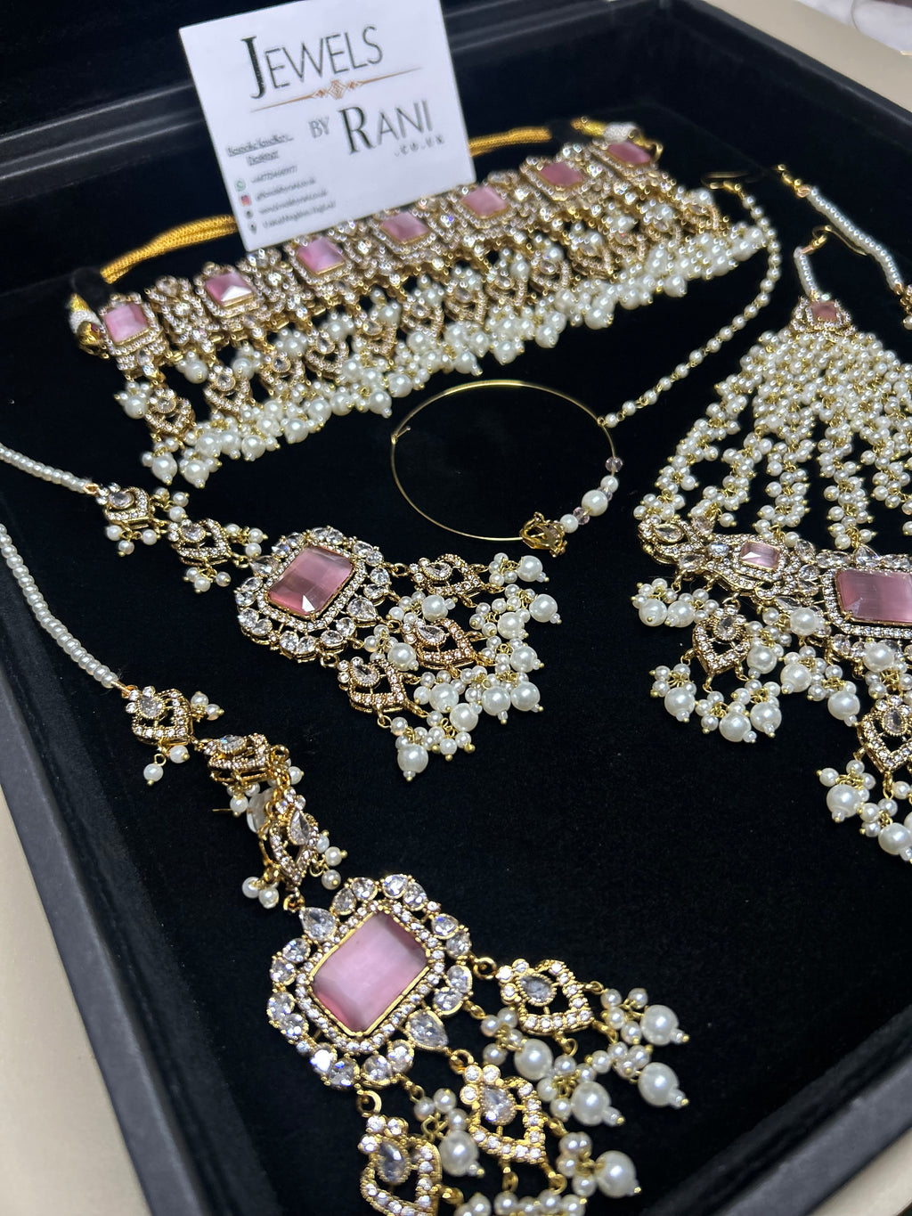 2026 Collection | Pink and White Choker Set - Style 780