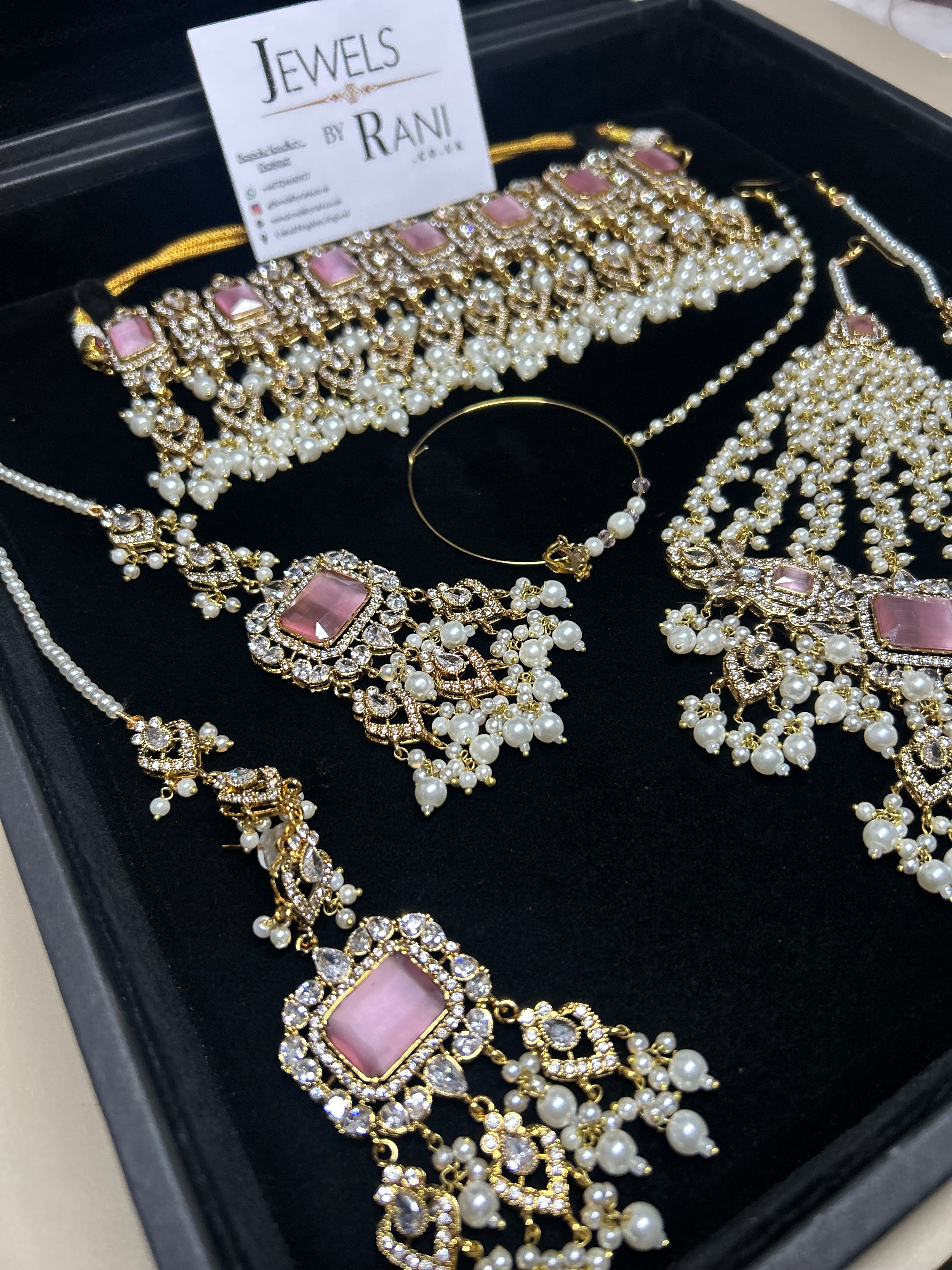 2026 Collection | Pink and White Choker Set - Style 780