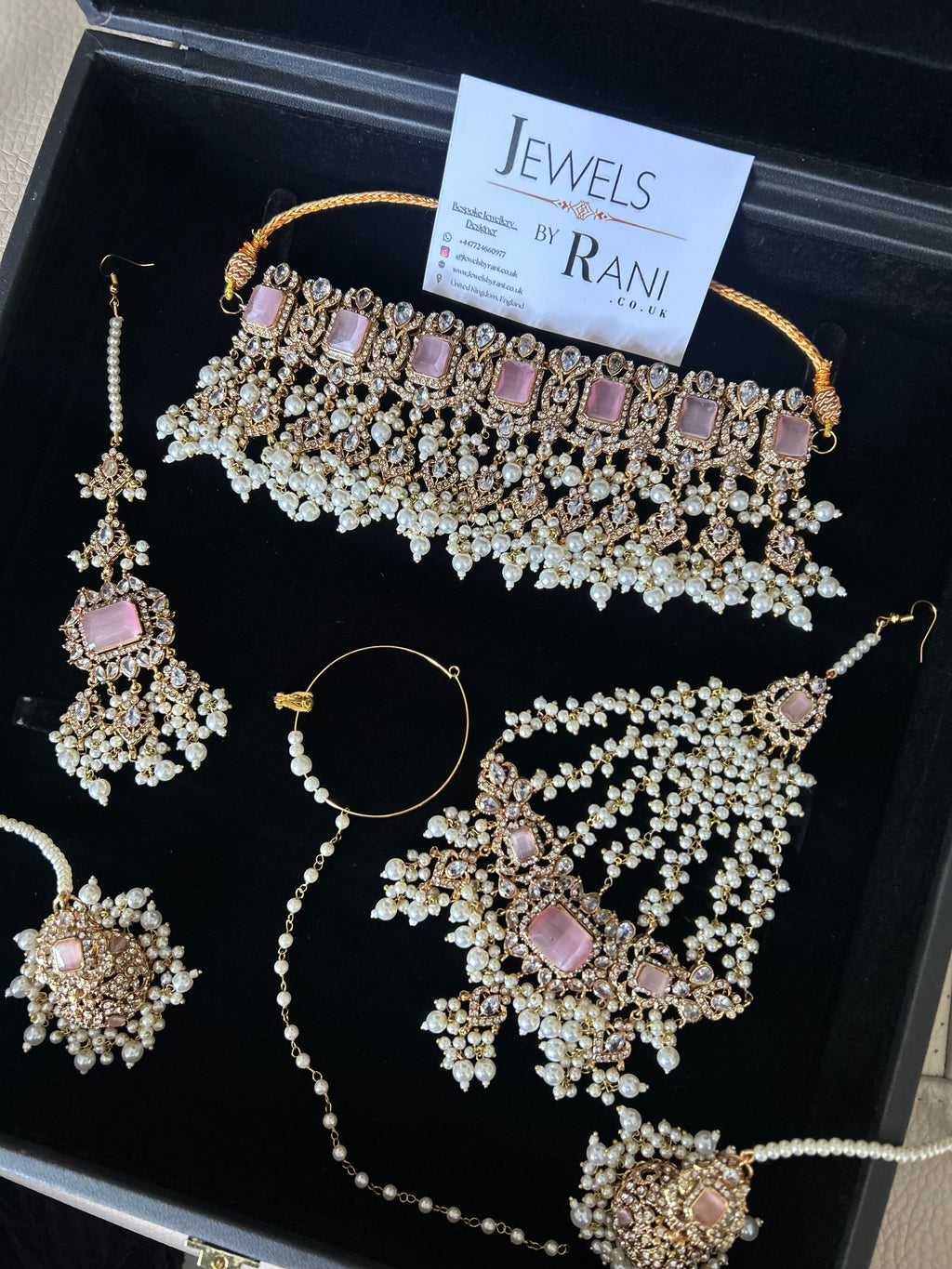 2026 Collection | Pink and White Choker Set