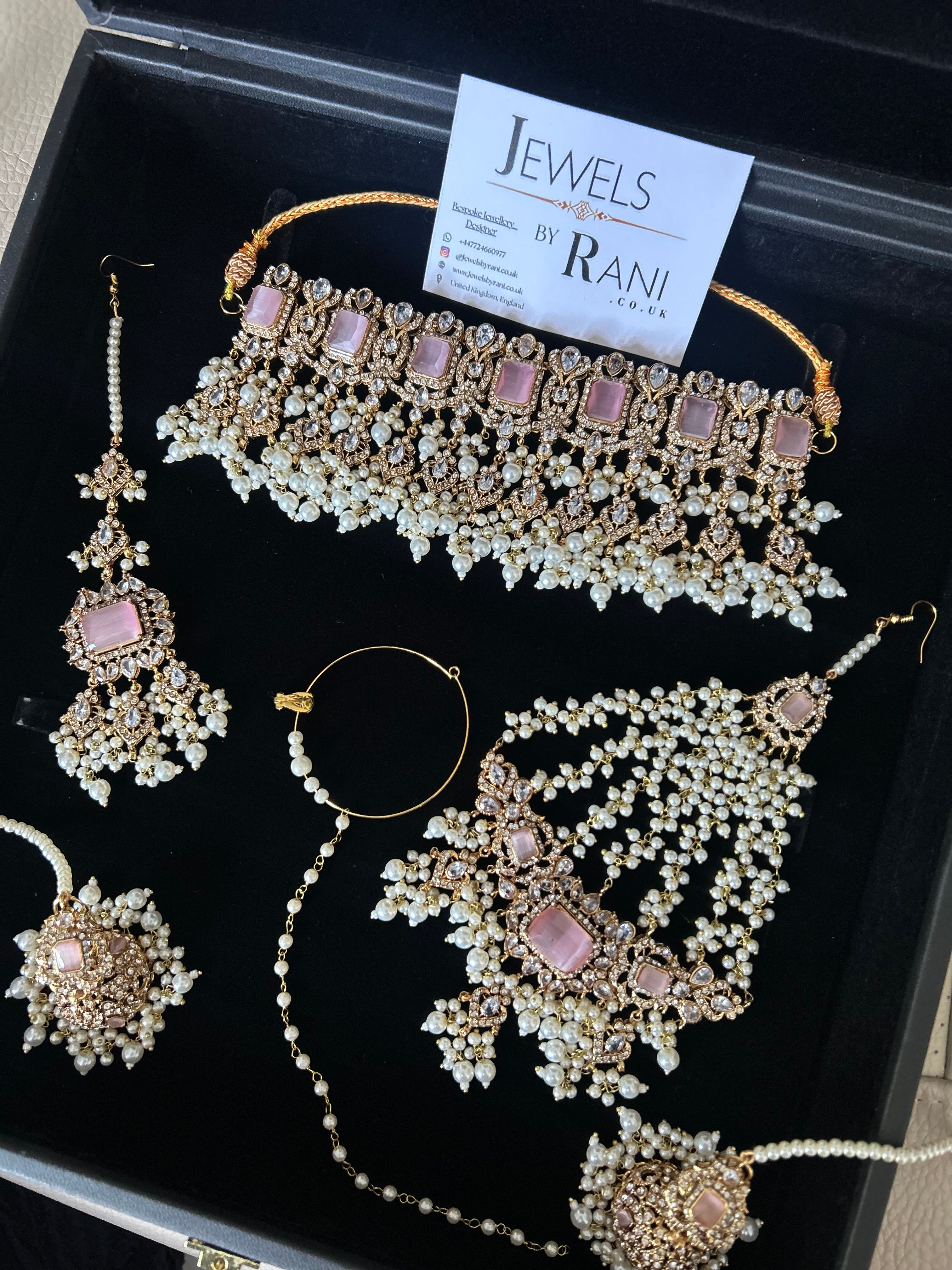 2026 Collection | Pink and White Choker Set