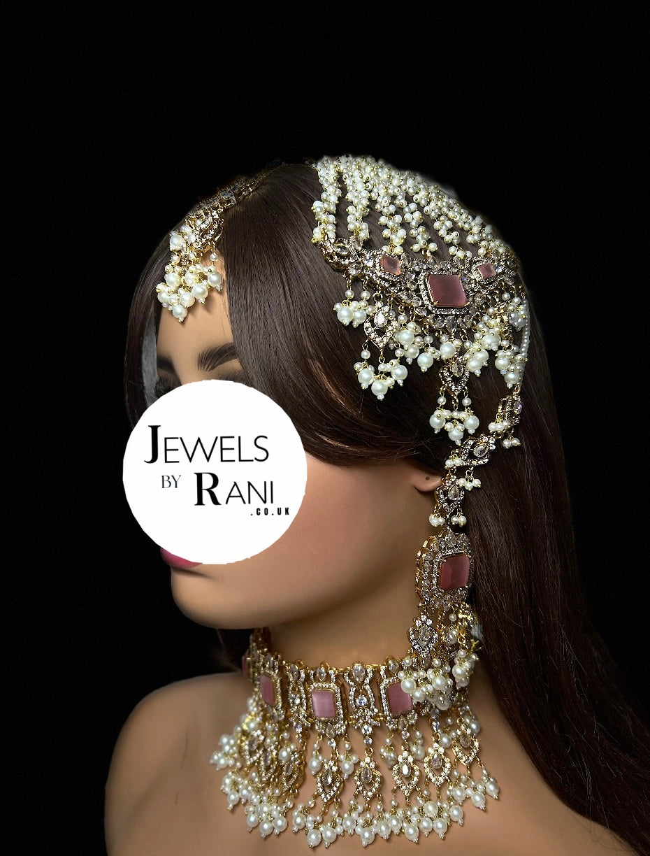 2026 Collection | Pink and White Choker Set - Style 780