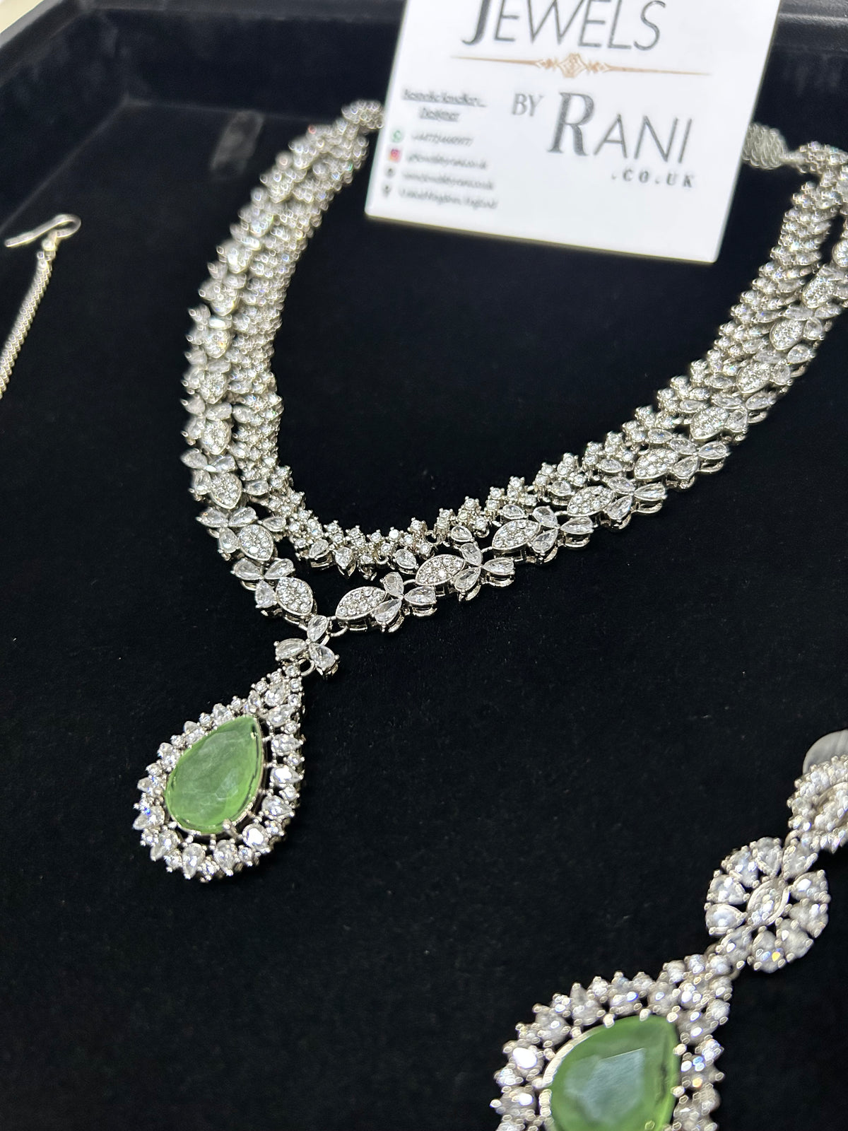 Pre Order 6 Weeks - Beautiful Sage Green / Bridal Jewellery Set