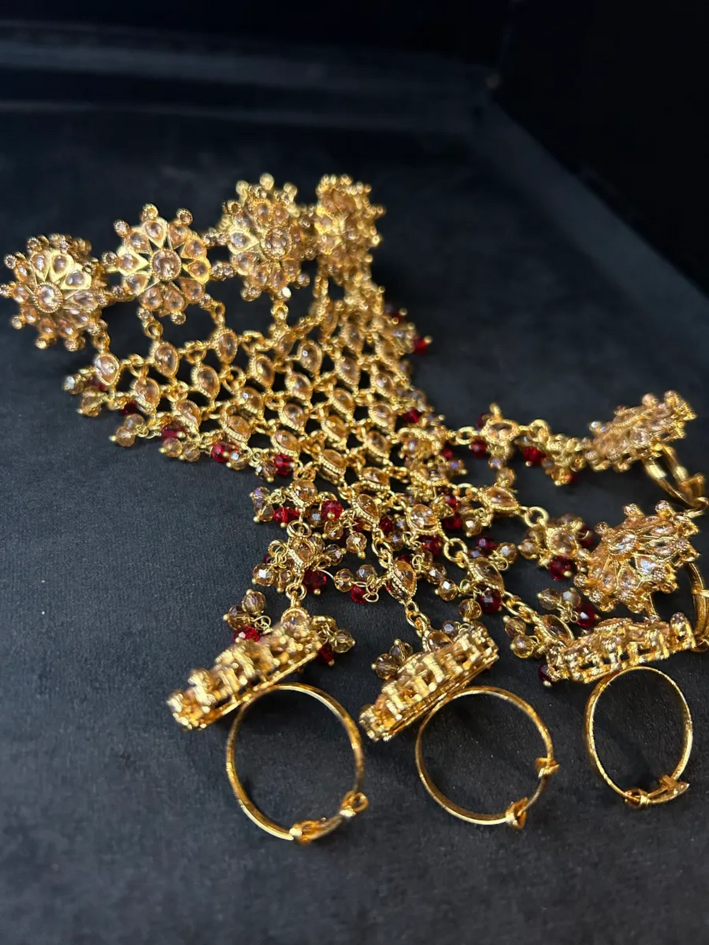 Bridal Hand Piece (Angla) - Jewelsbyrani