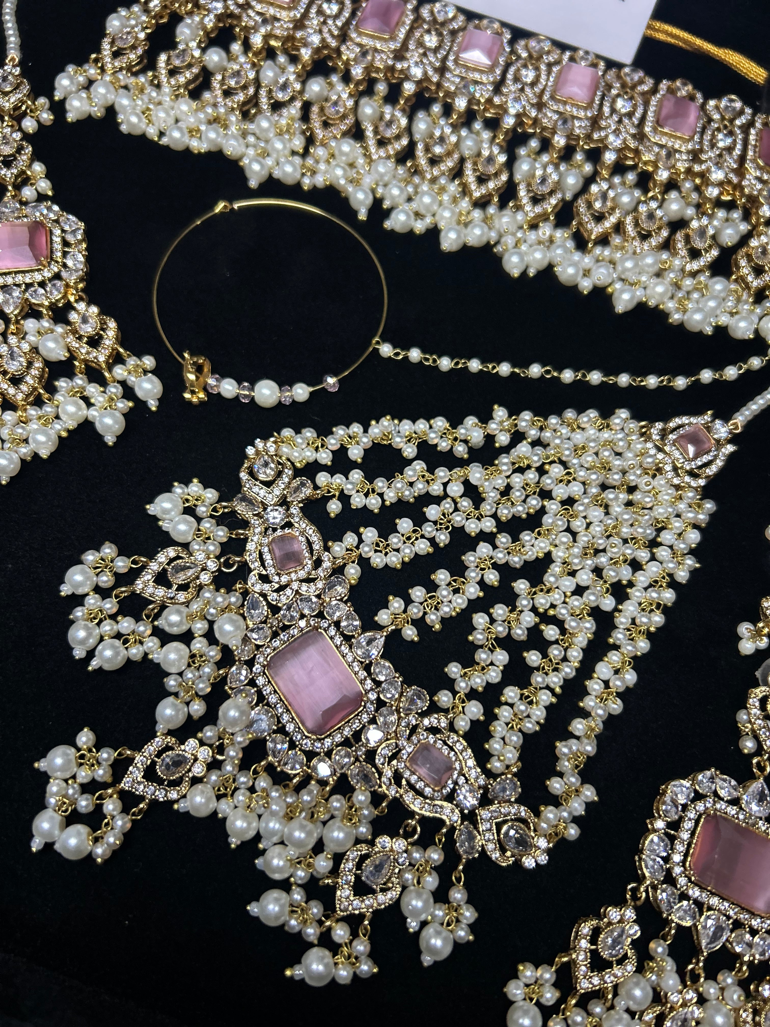 2026 Collection | Pink and White Choker Set - Style 780