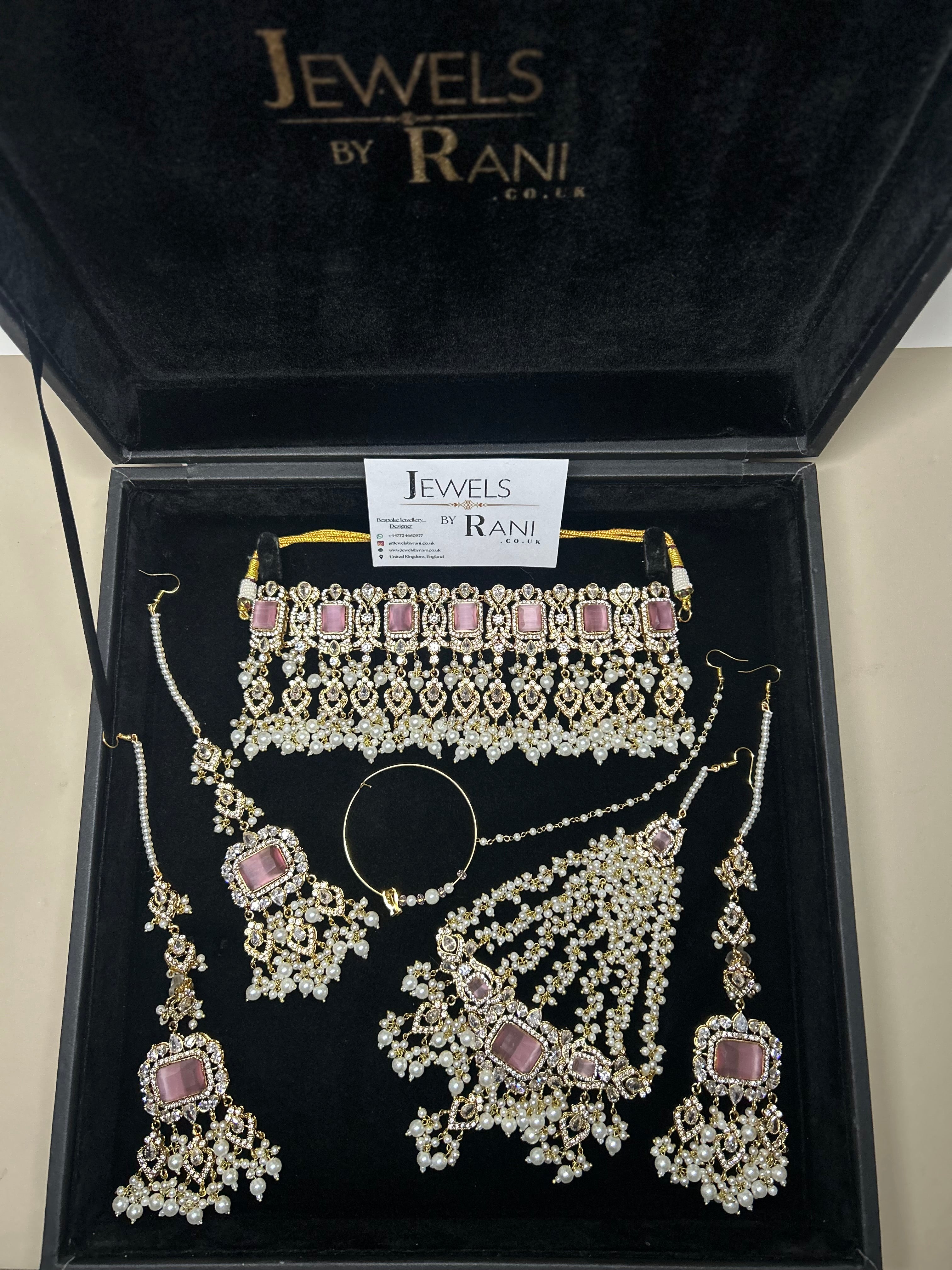 2026 Collection | Pink and White Choker Set - Style 780